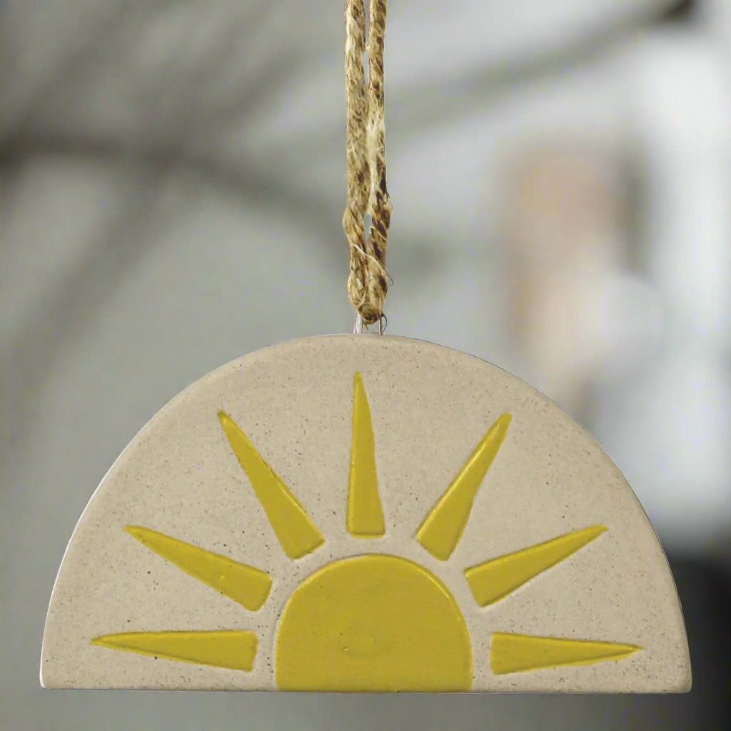 Radiant Sun Ceramic Oranament