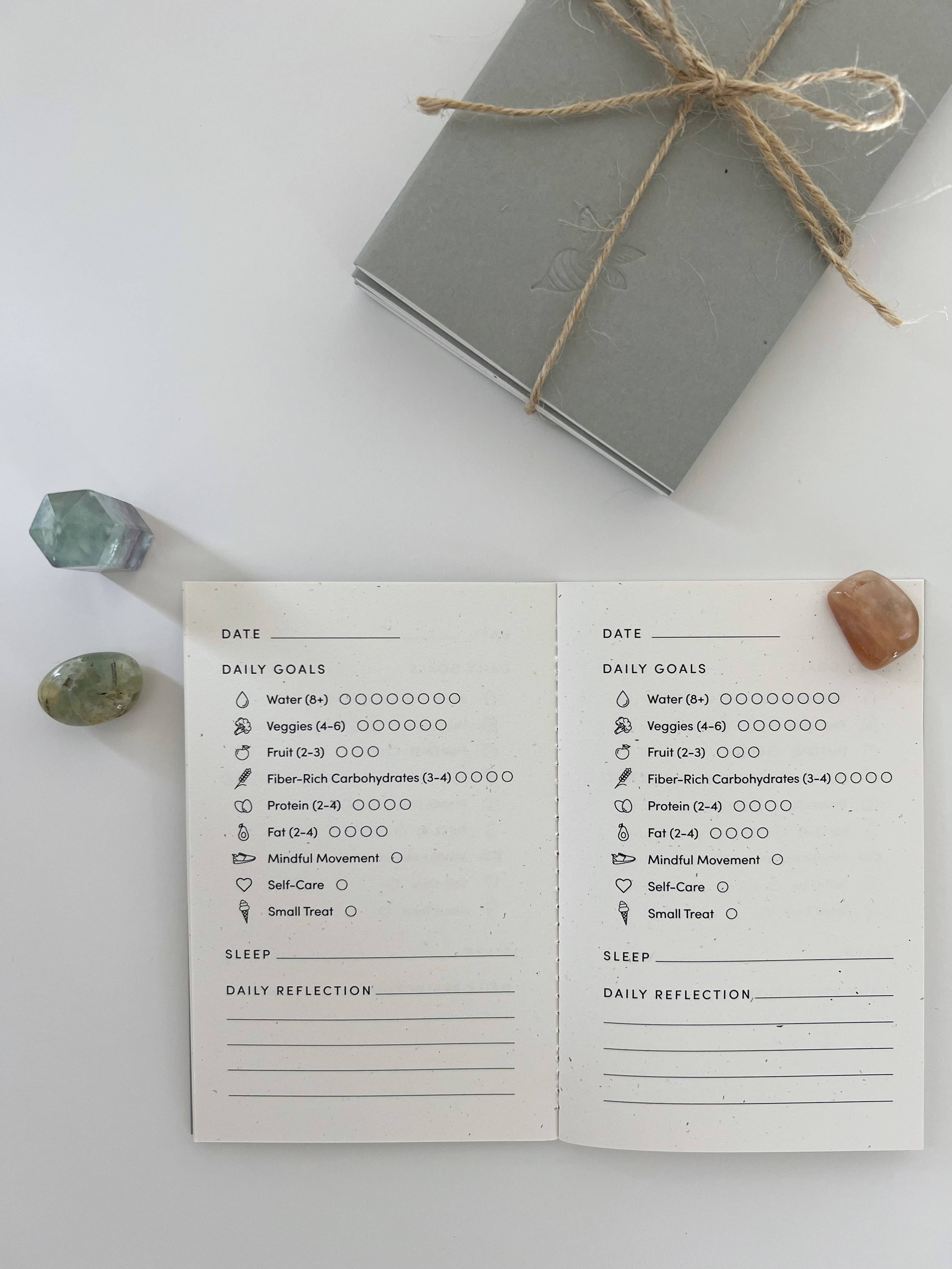 Daily Food Journal Pocket Guide (Set of 3)