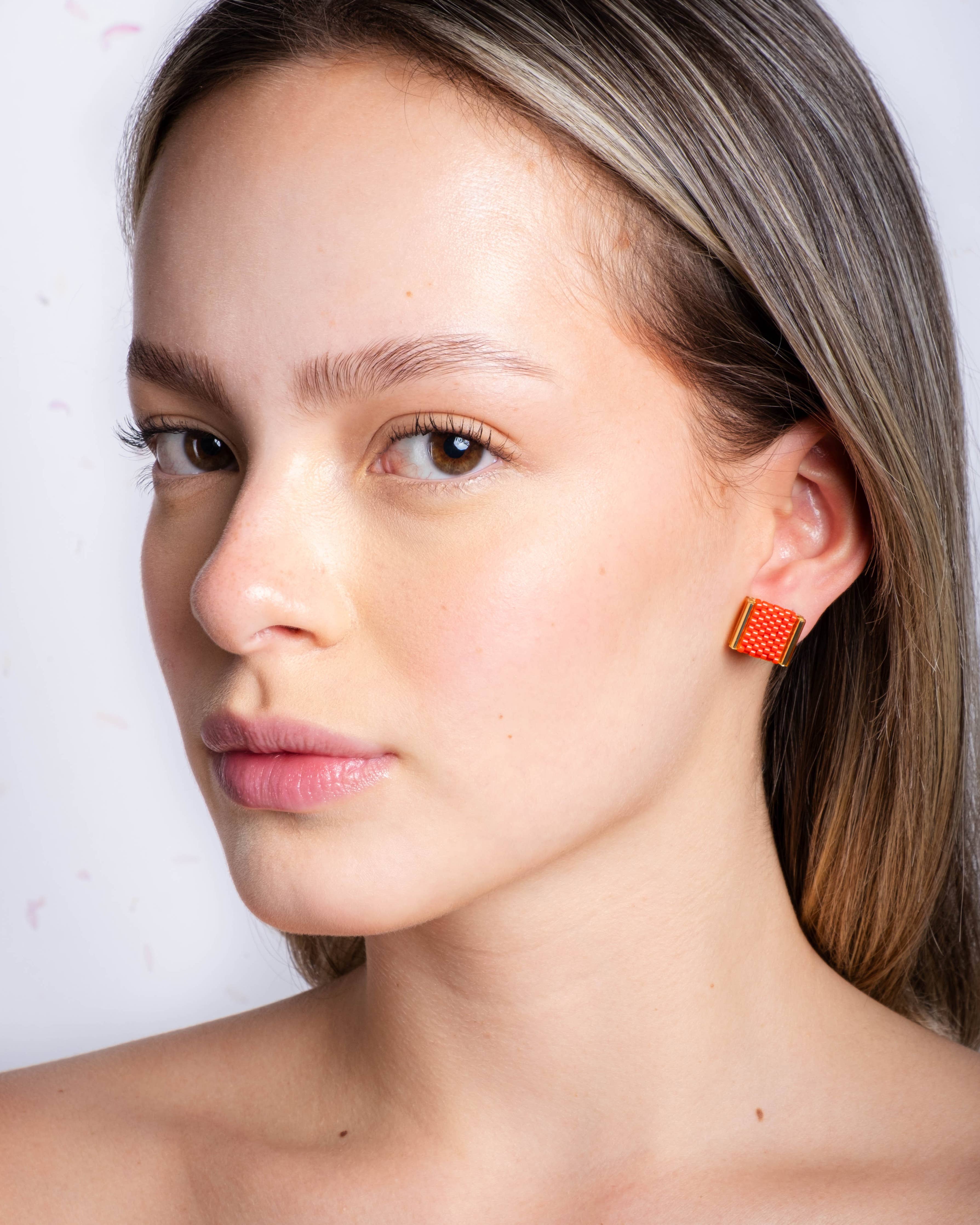 Tulip Stud Pack (Teal/Rust)