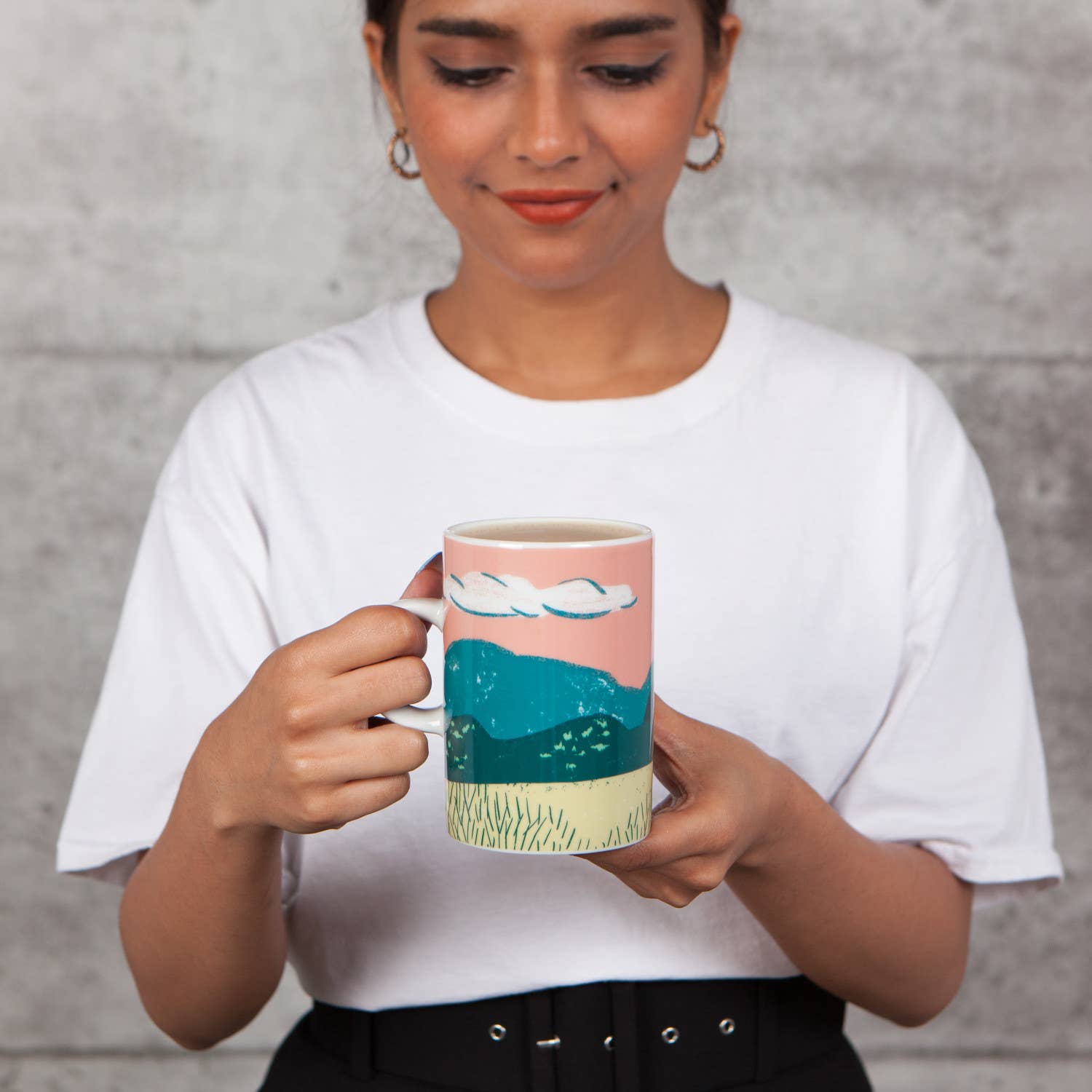 Haven Tall Ceramic Mug, 14 oz