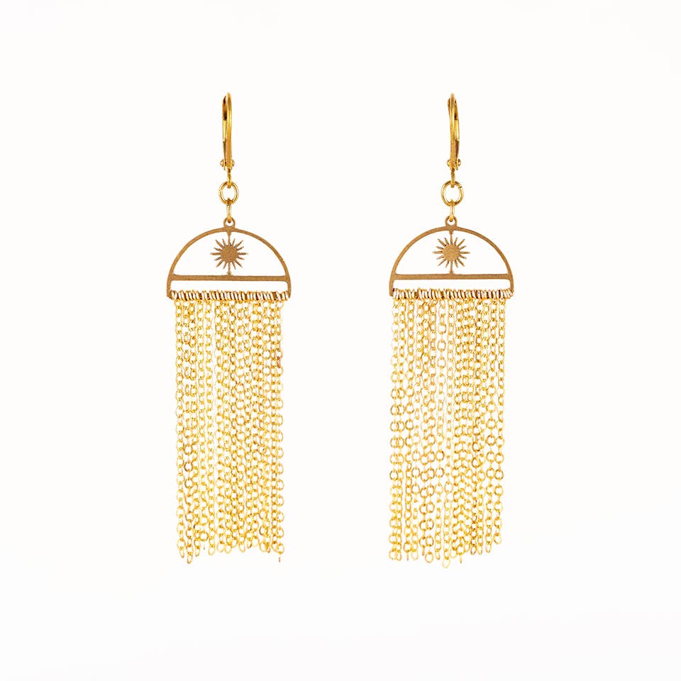 Sun Fringe Earrings