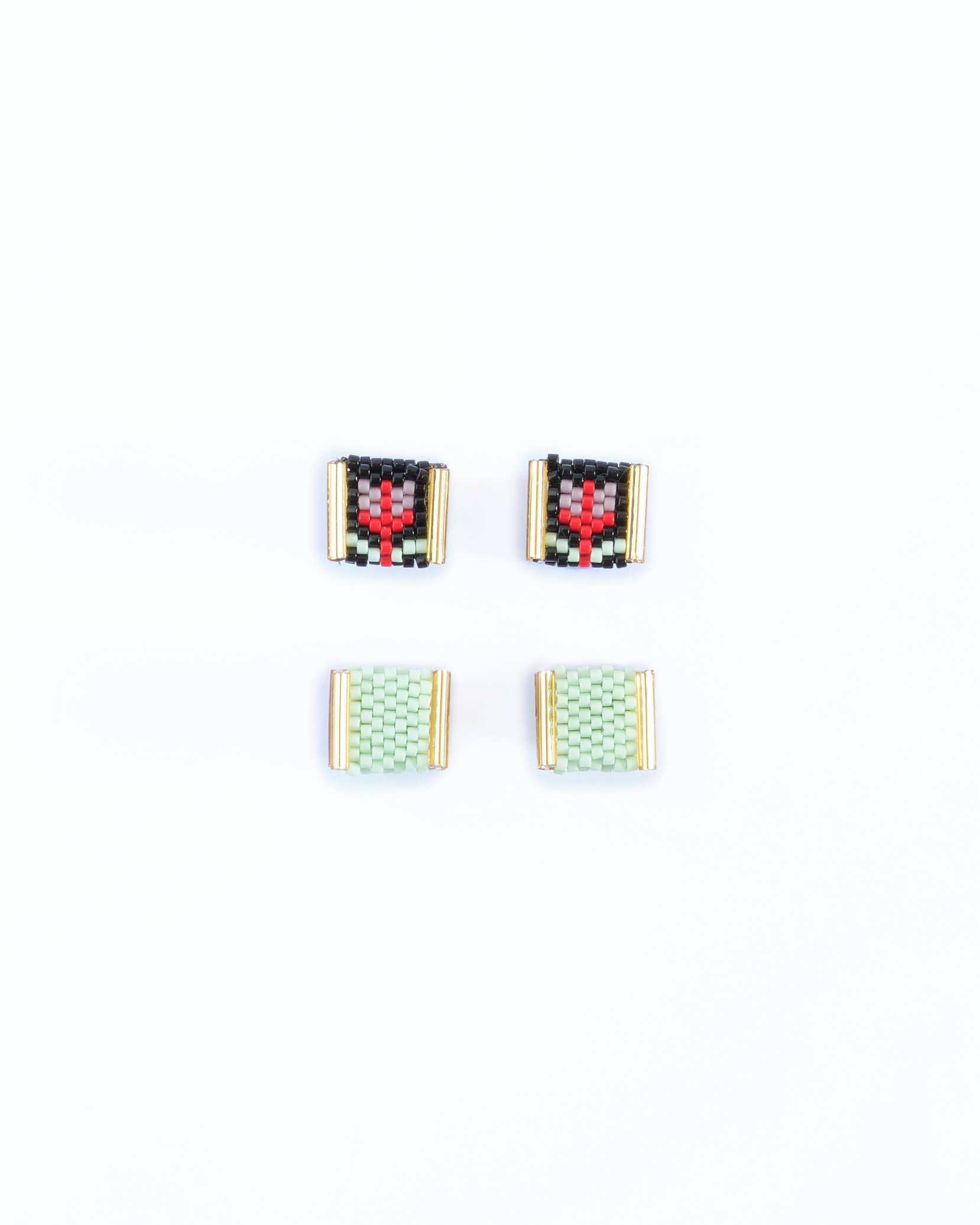Tulip Stud Pack (Black/Mint)