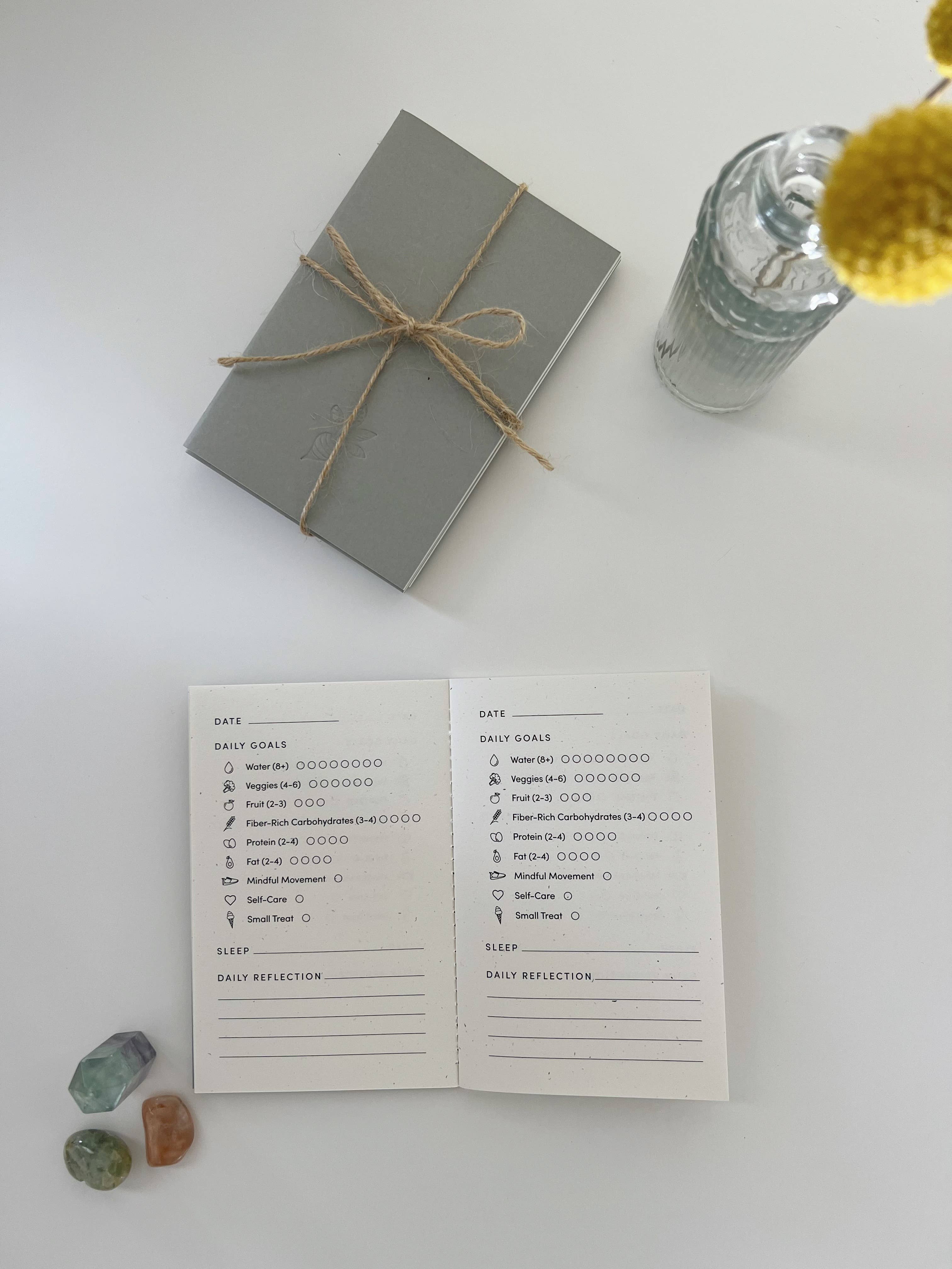 Daily Food Journal Pocket Guide (Set of 3)