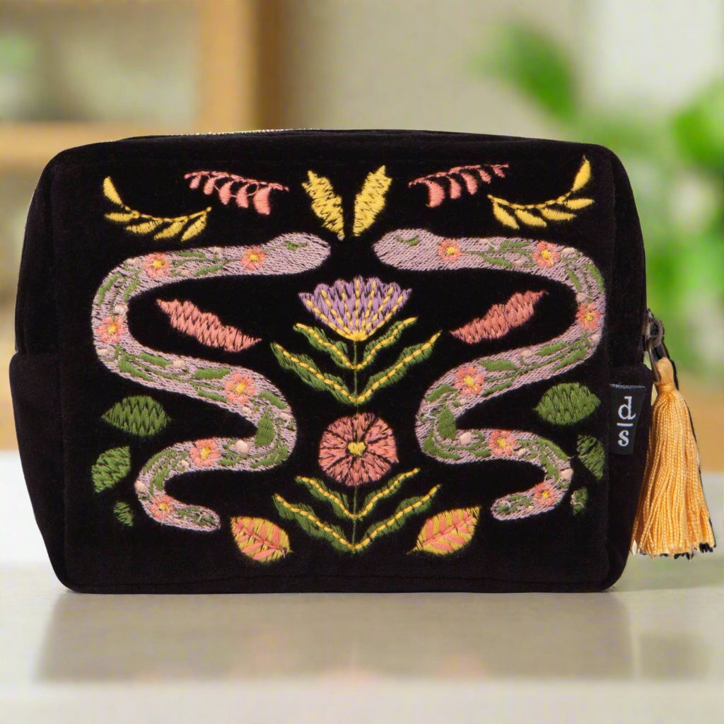 Amulet Embroidered Pouch