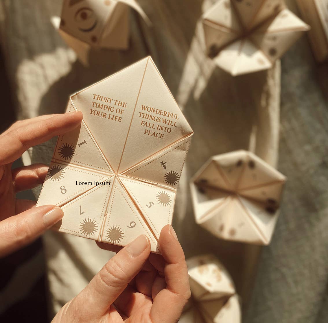 FORTUNE TELLER - DIY PRINT - COOTIE CATCHER - ORACLE GAME