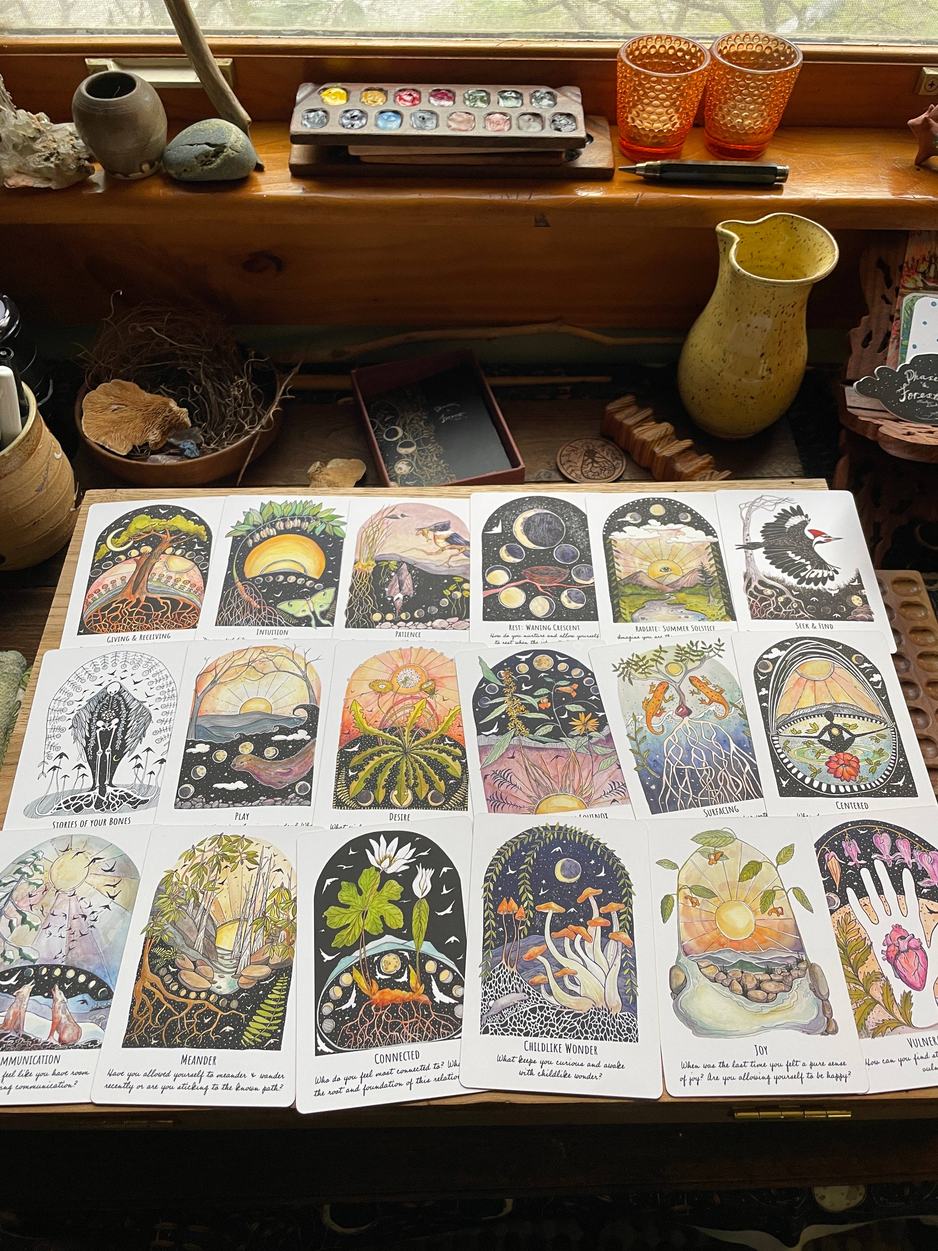 Phases and Forests Oracle Deck