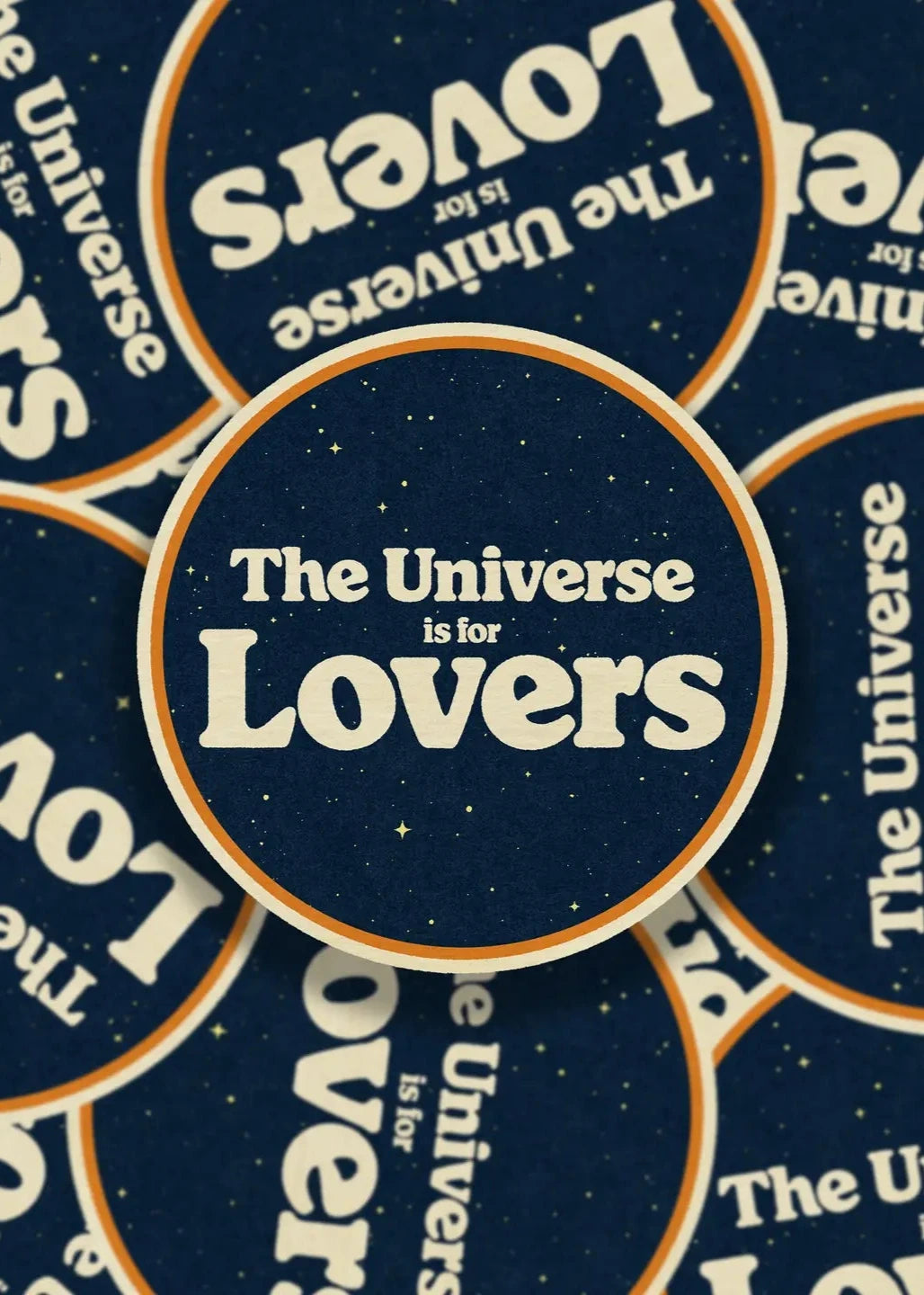 The Universe Is For Lovers Vinyl Sticker