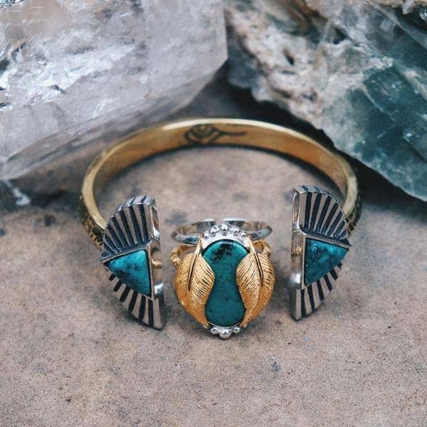 Kinship Ring - Turquoise Oval