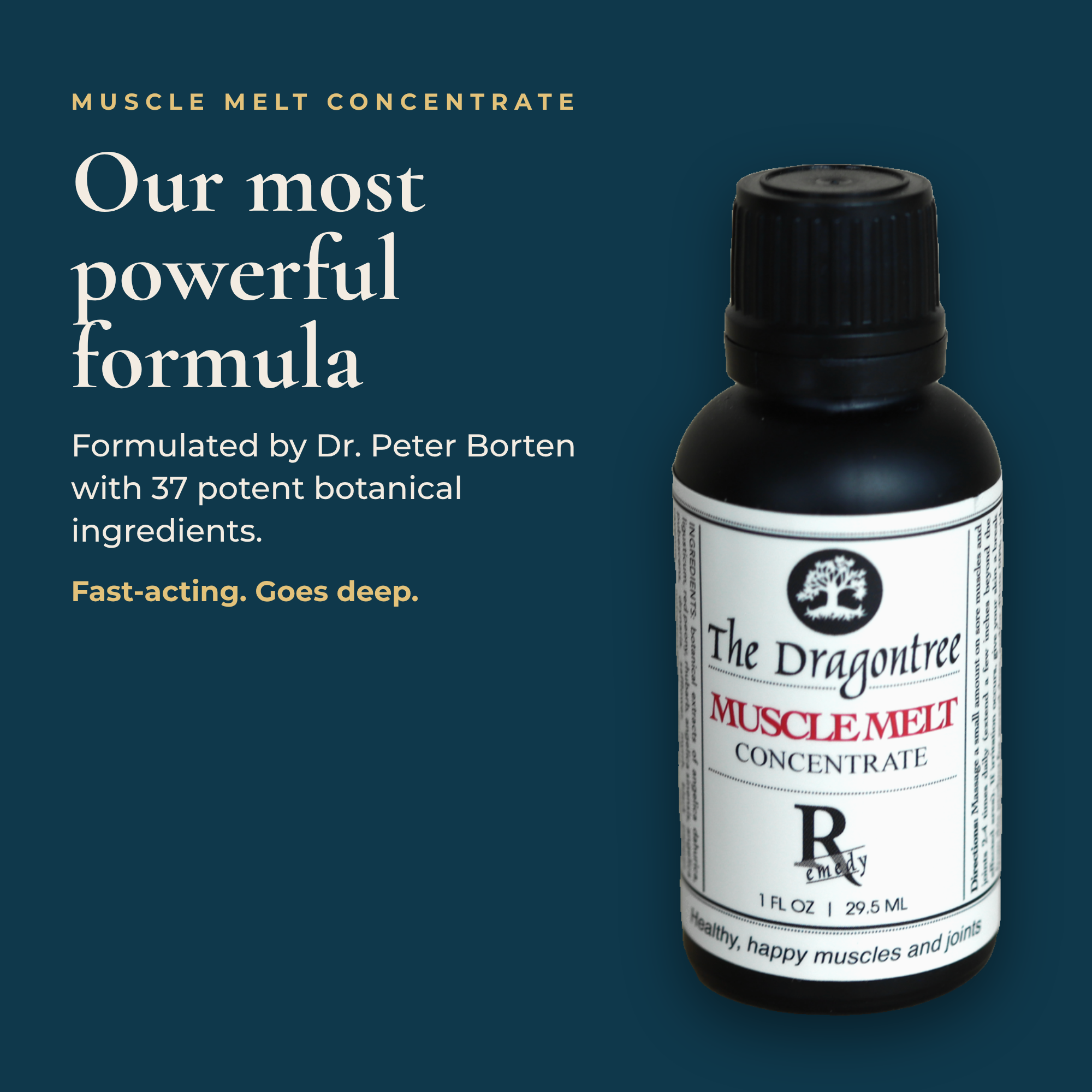 Muscle Melt Concentrate | Botanical Muscle Liniment