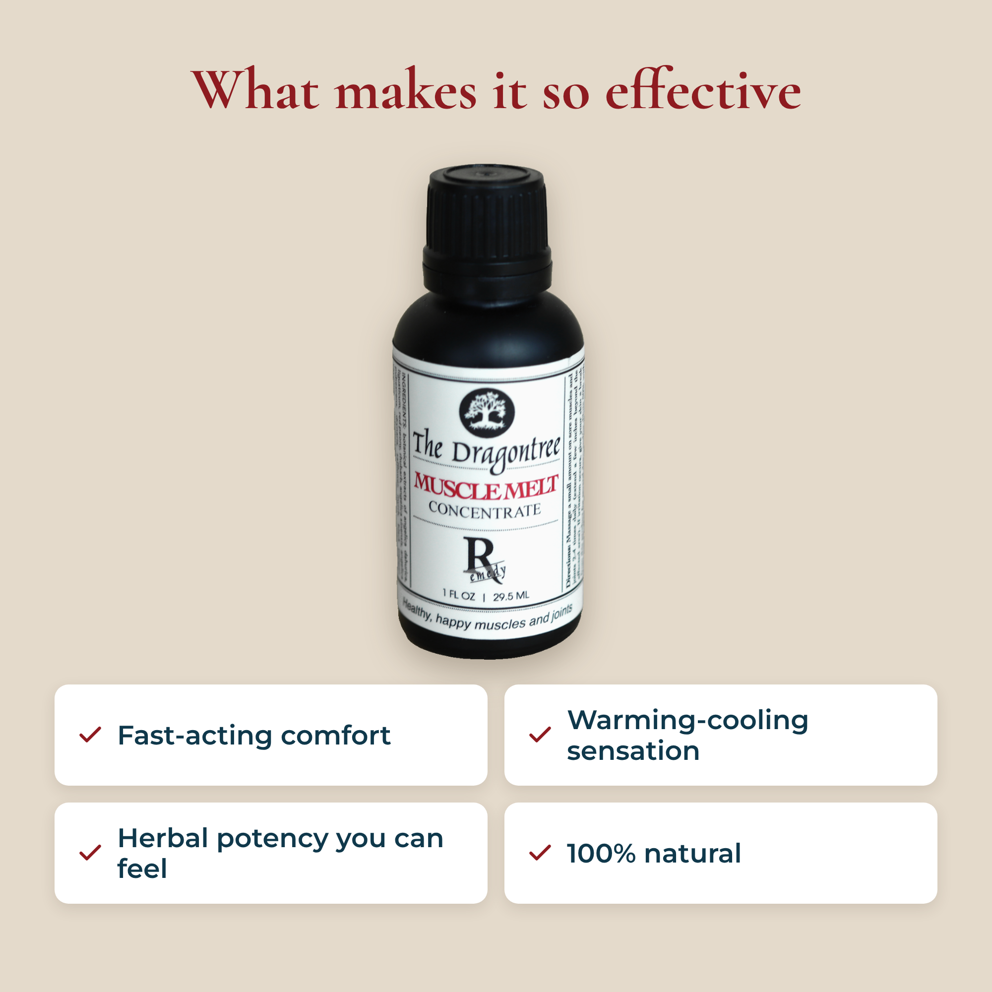 Muscle Melt Concentrate | Botanical Muscle Liniment