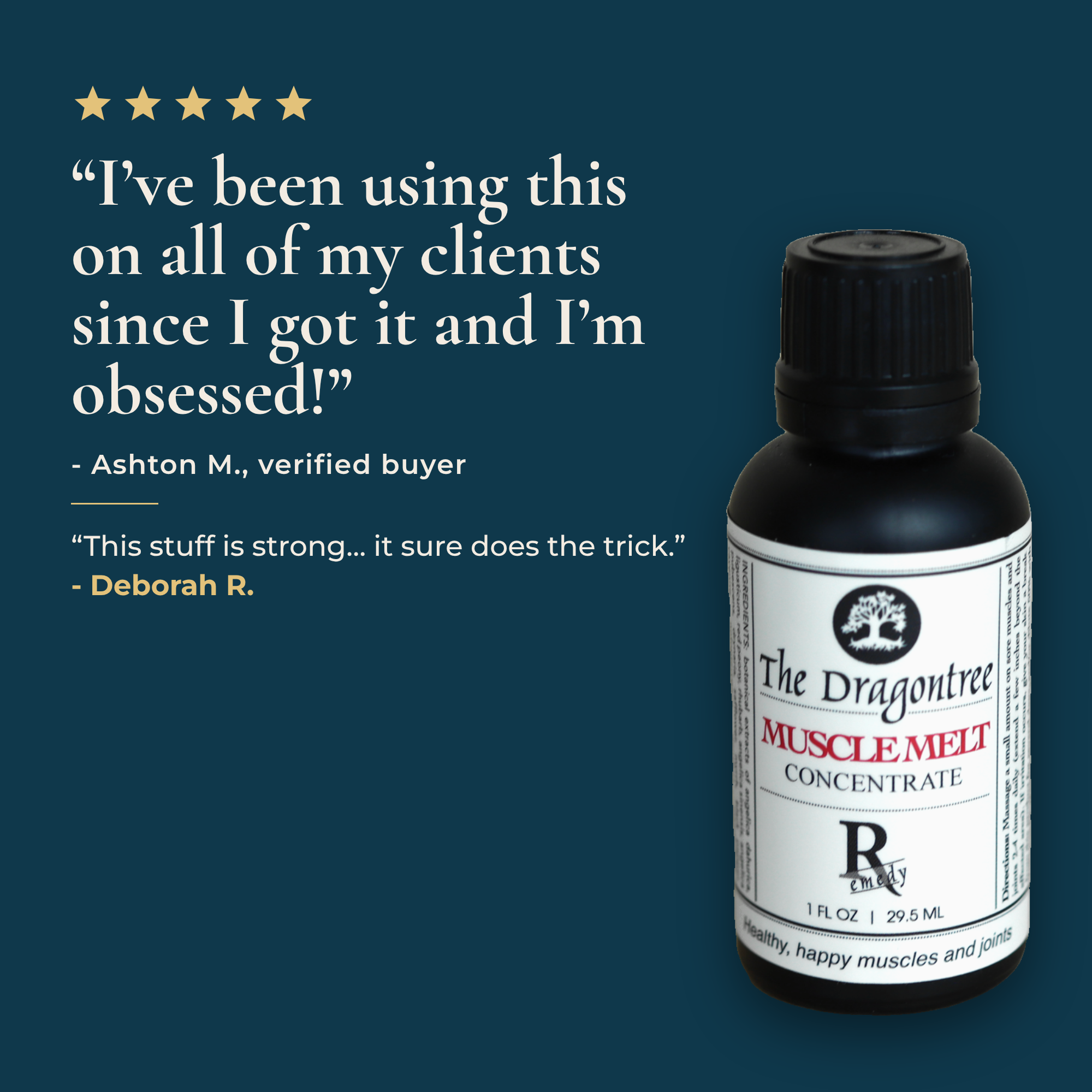 Muscle Melt Concentrate | Botanical Muscle Liniment
