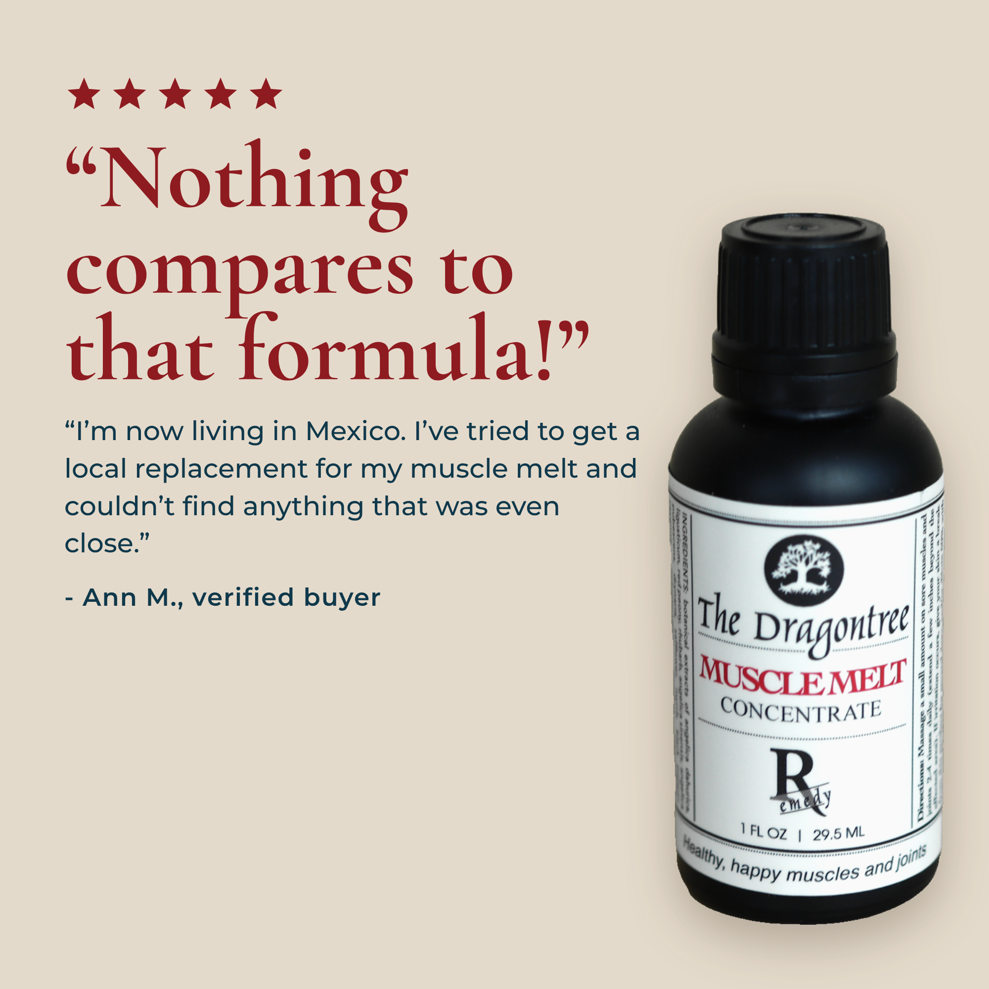 Muscle Melt Concentrate | Botanical Muscle Liniment