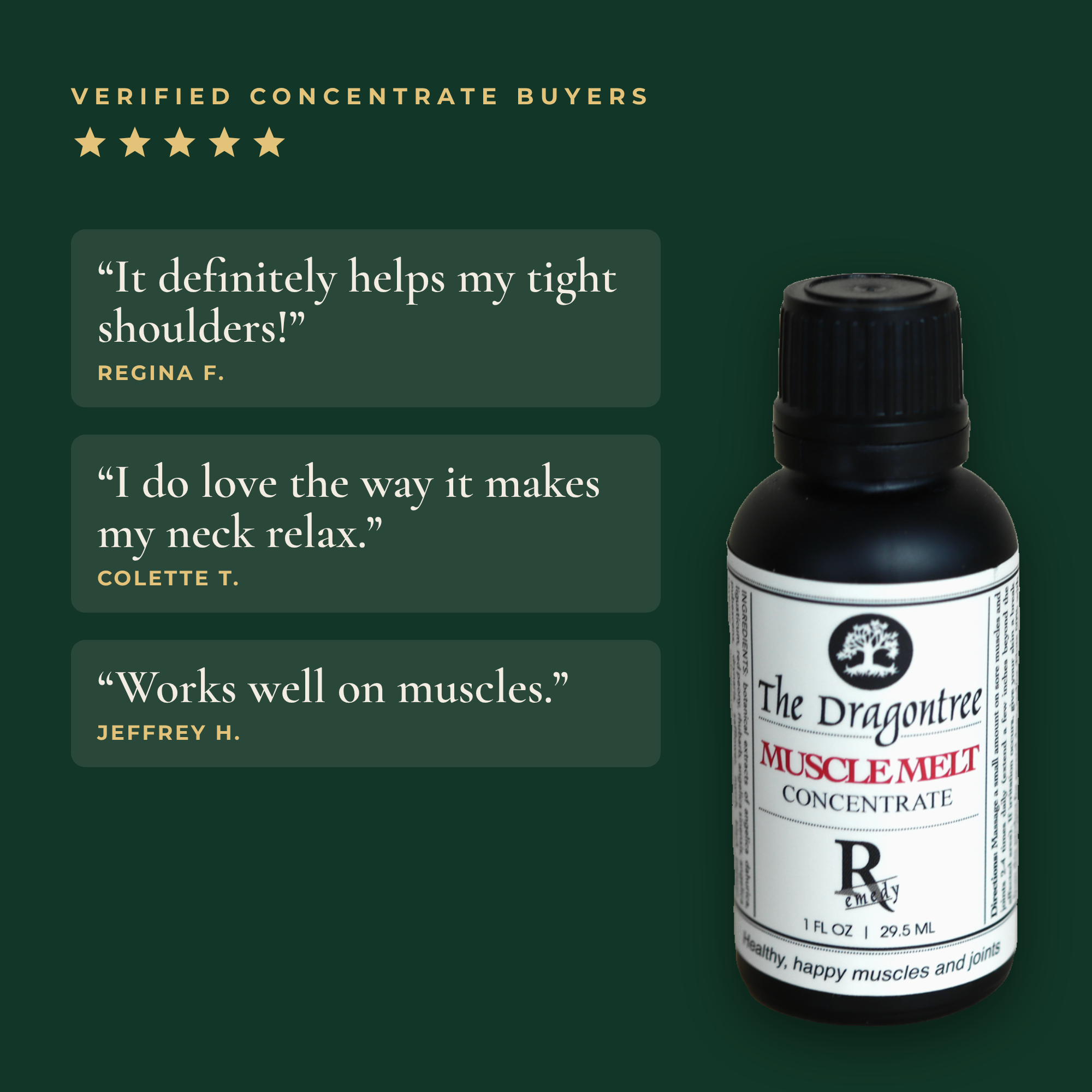 Muscle Melt Concentrate | Botanical Muscle Liniment