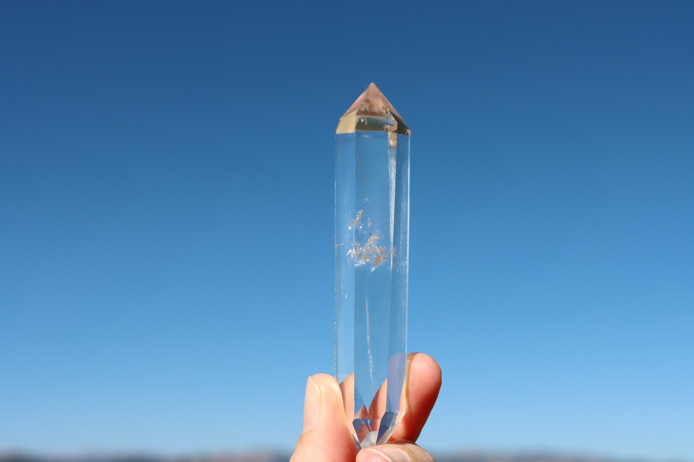 Double Terminated Quartz Point