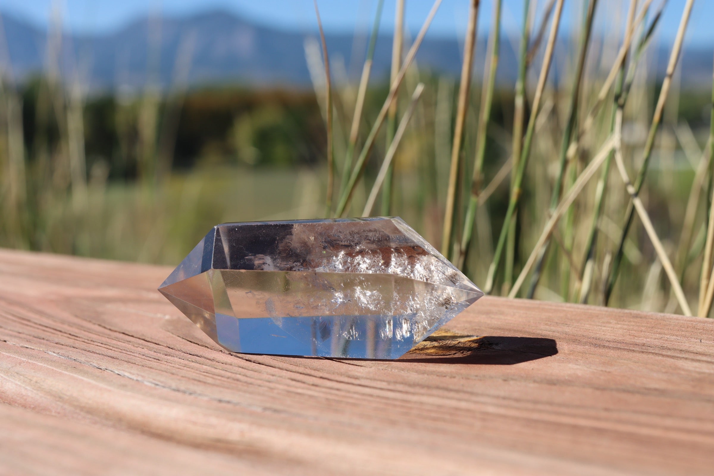 Double Terminated Quartz Point