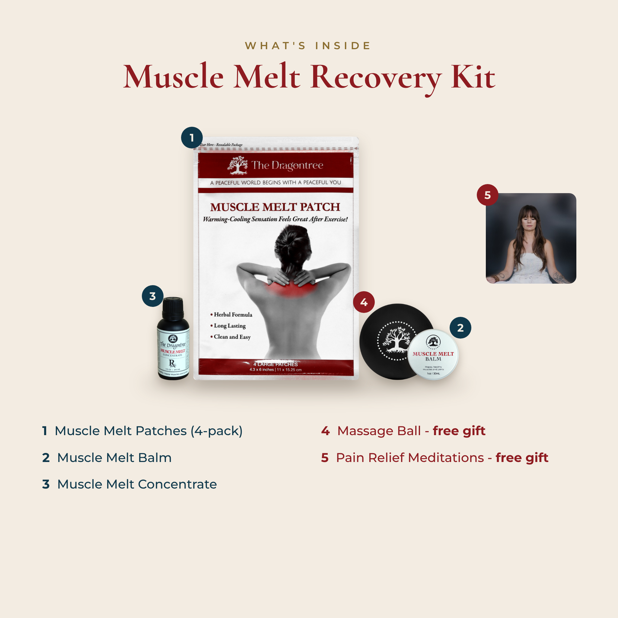 Muscle Melt Natural Pain Relief Kit