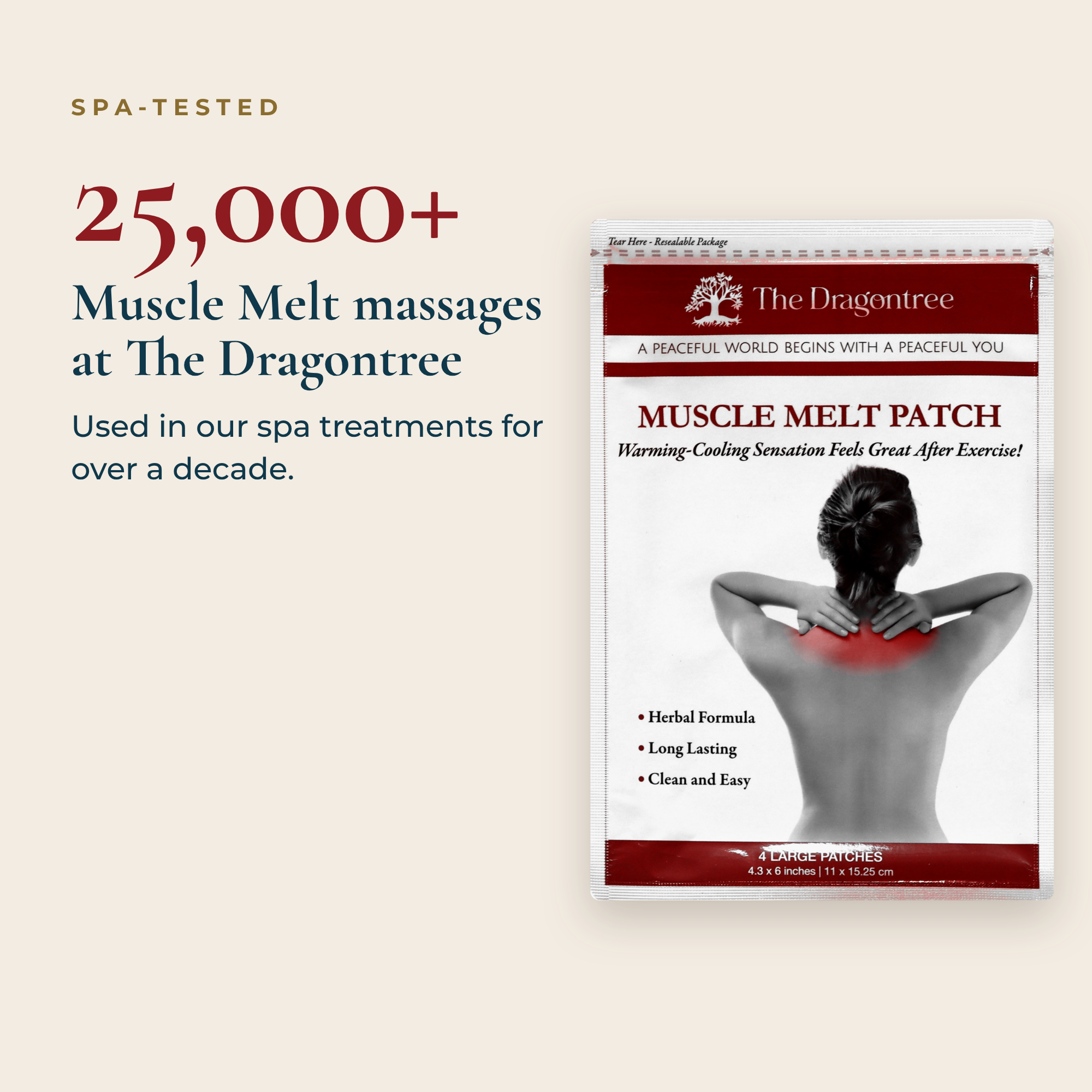 Muscle Melt Patch | Botanical Muscle Comfort Patches