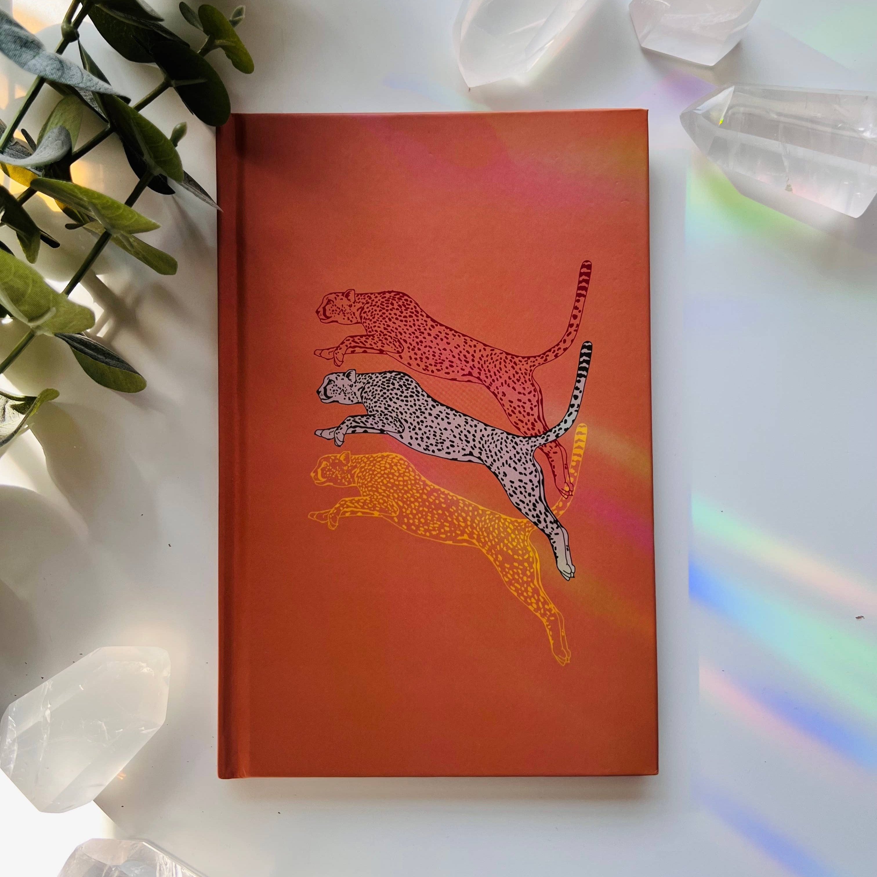 Leaping Leopards Lined Journal