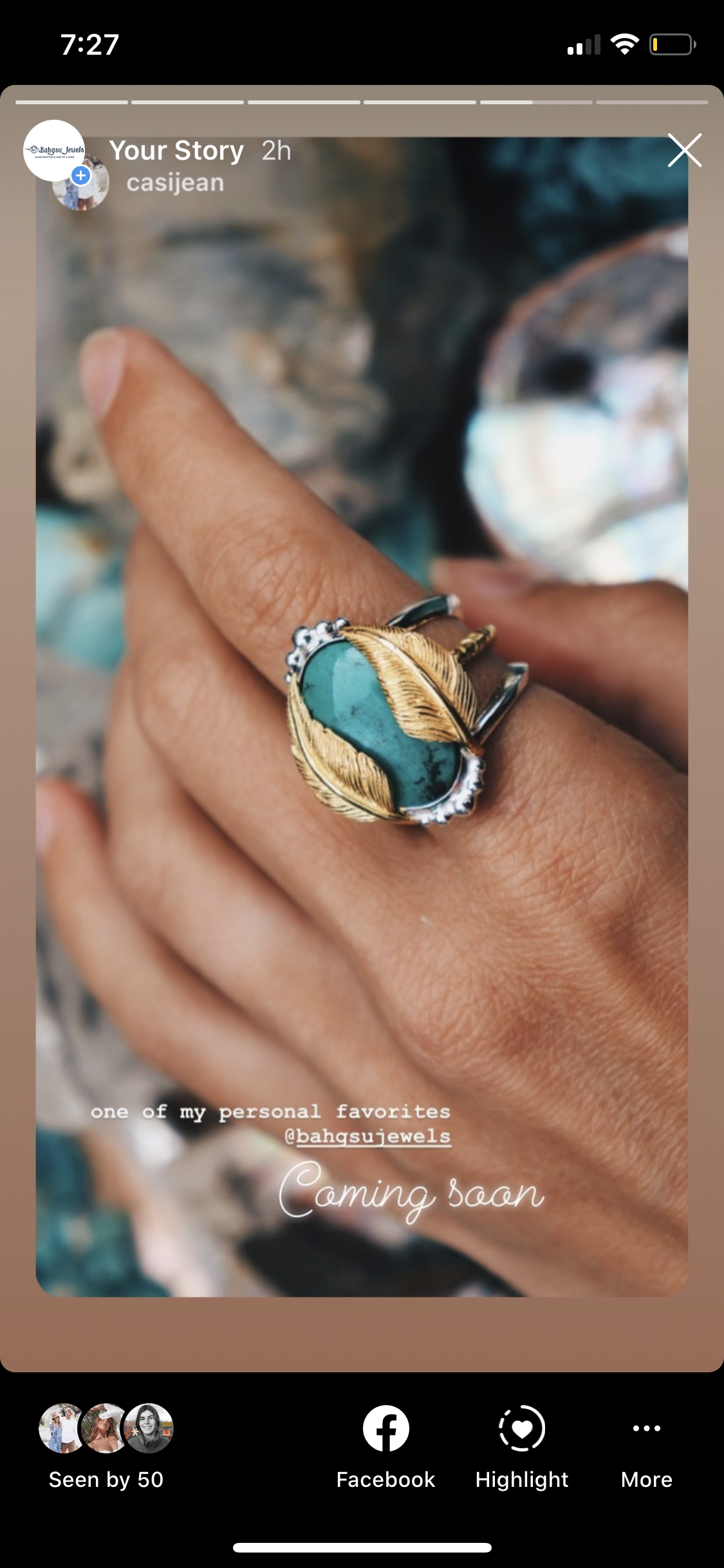 Kinship Ring - Turquoise Oval