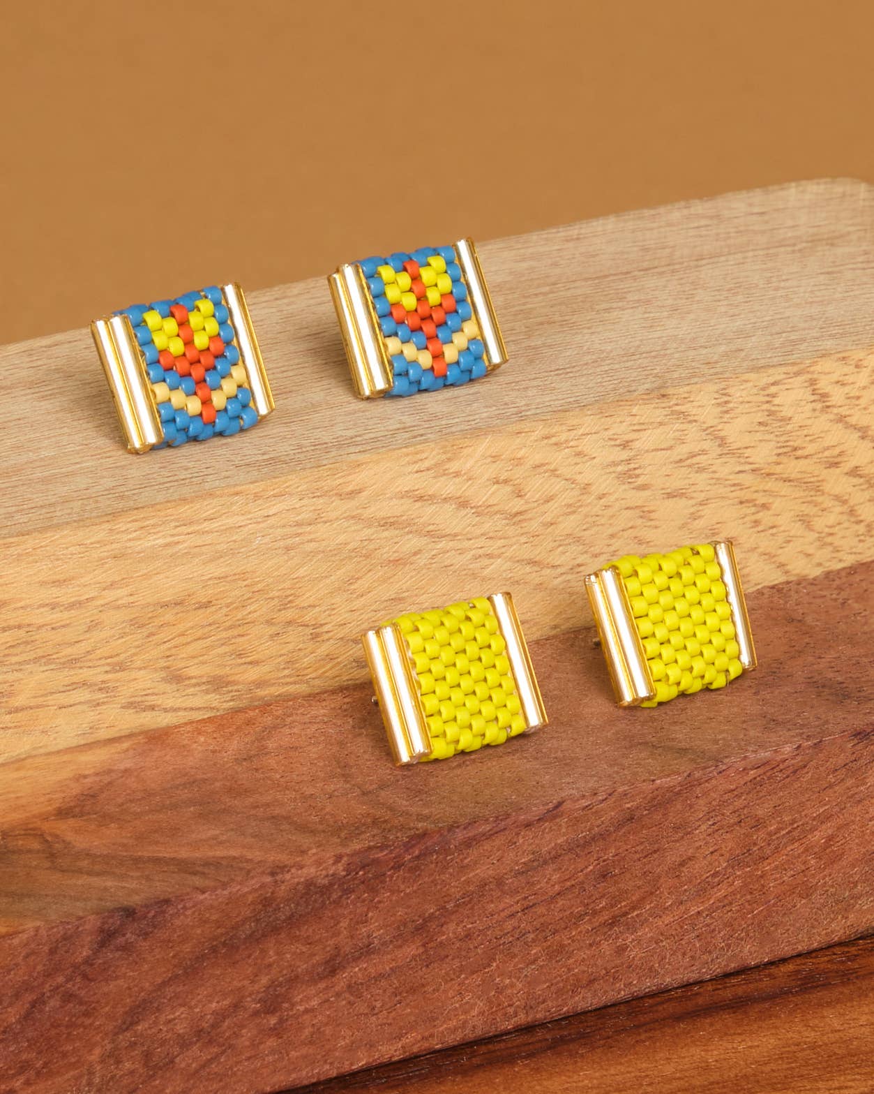 Tulip Stud Pack (Teal/Citron)
