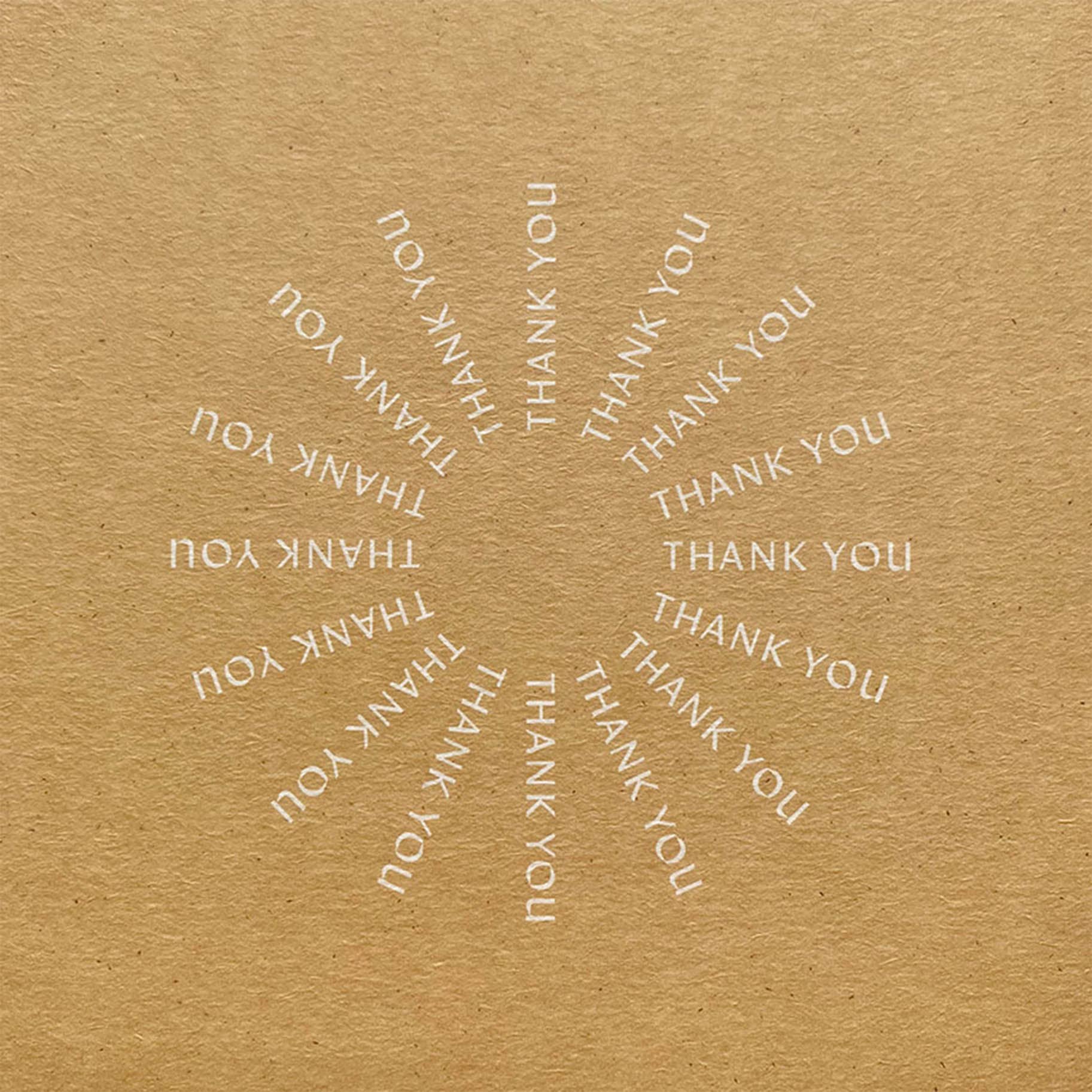 THANK YOU (SUN) - POSTCARD -