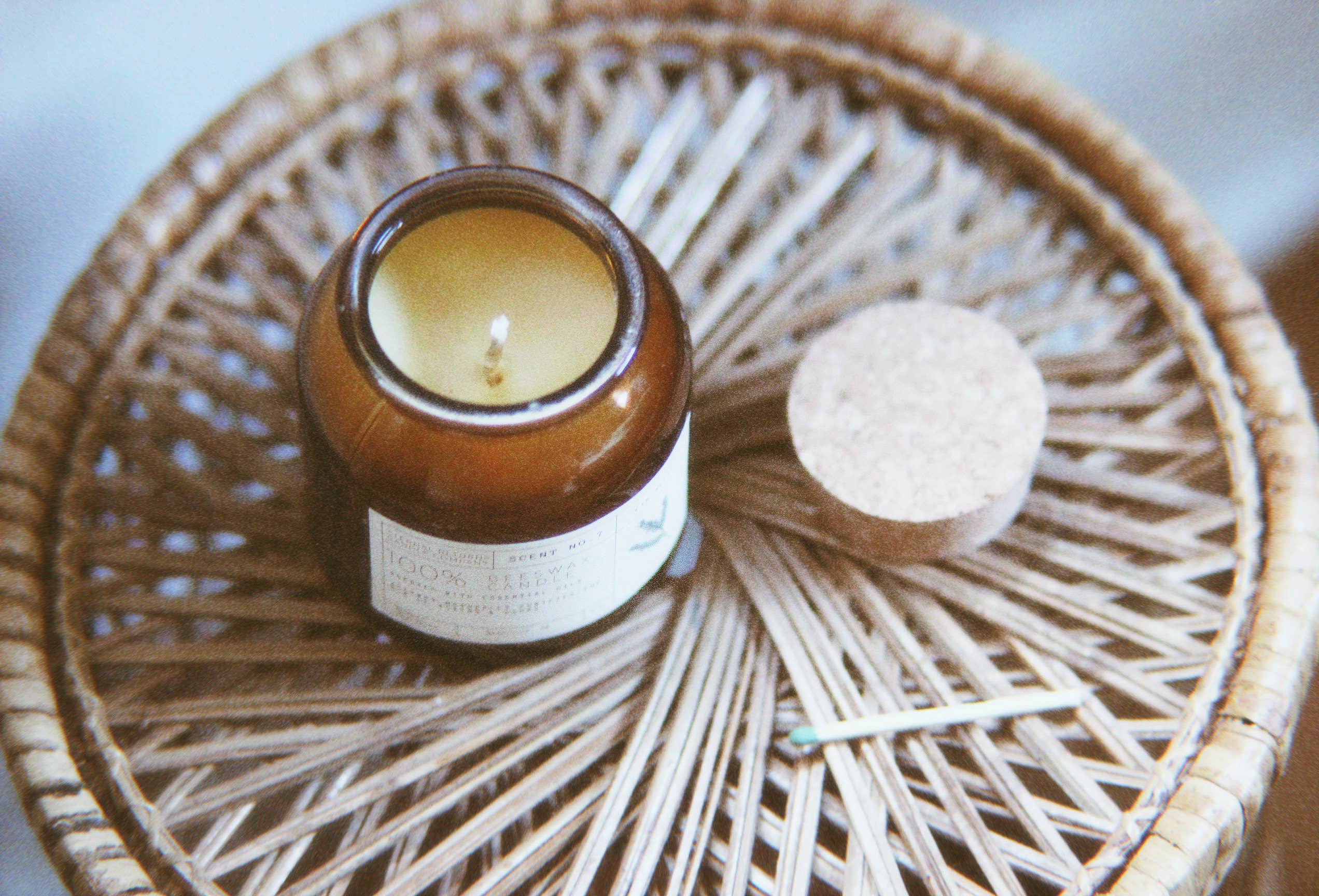 Beeswax Candle: Fir Needle