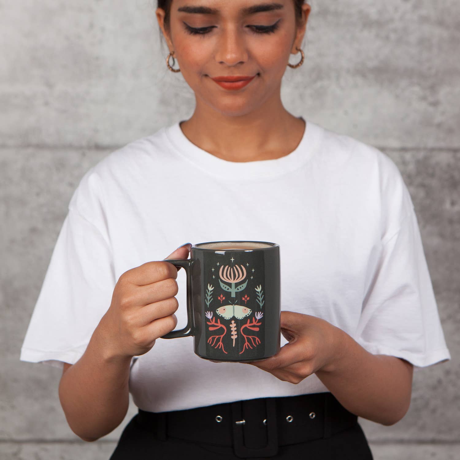 Far And Away Ceramic Studio Mug 14 oz Capacity