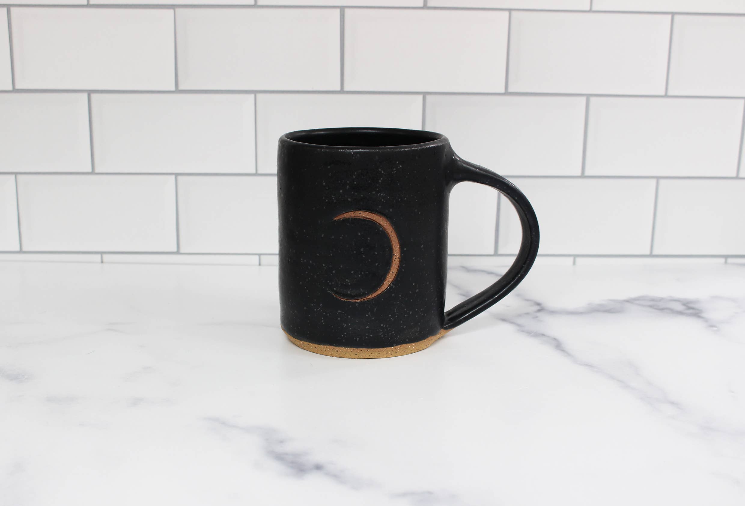 Fly Me To The Moon Speckled Ceramic Mug