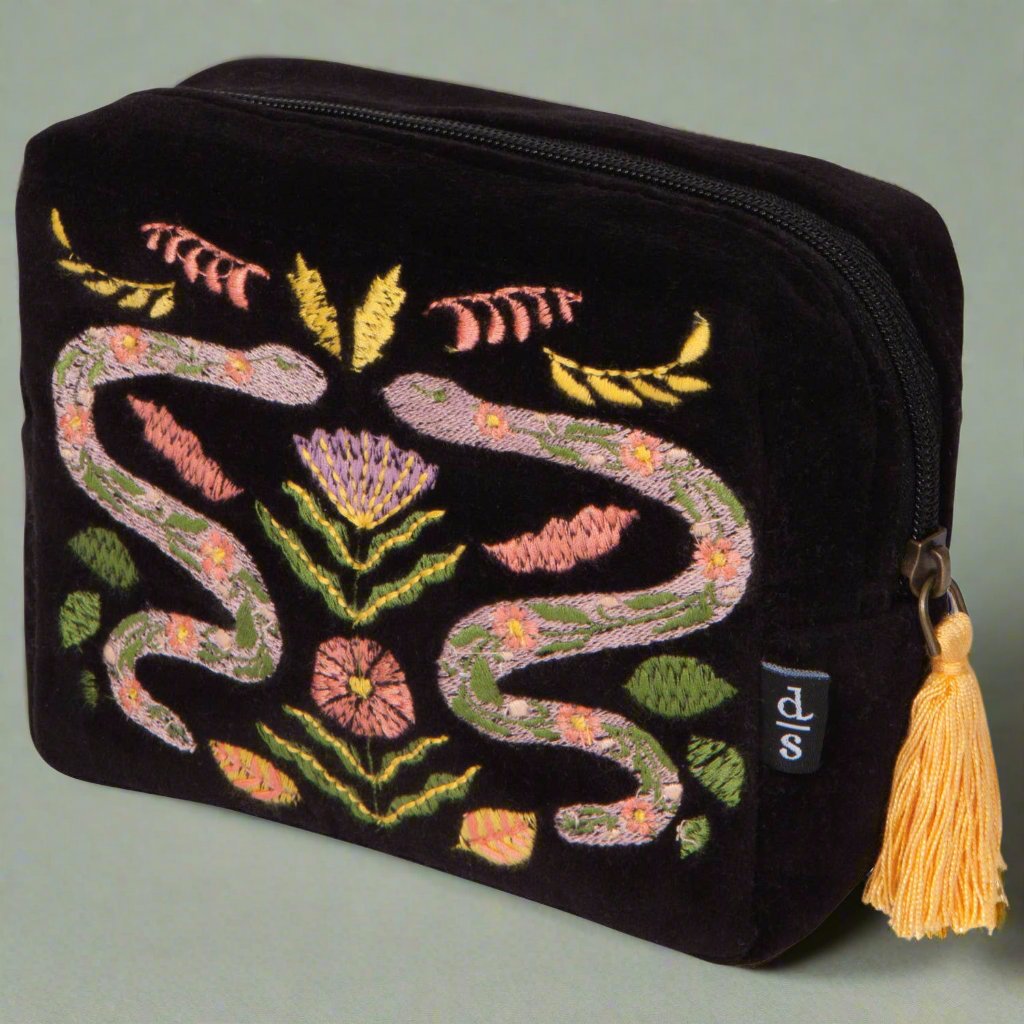 Amulet Embroidered Pouch