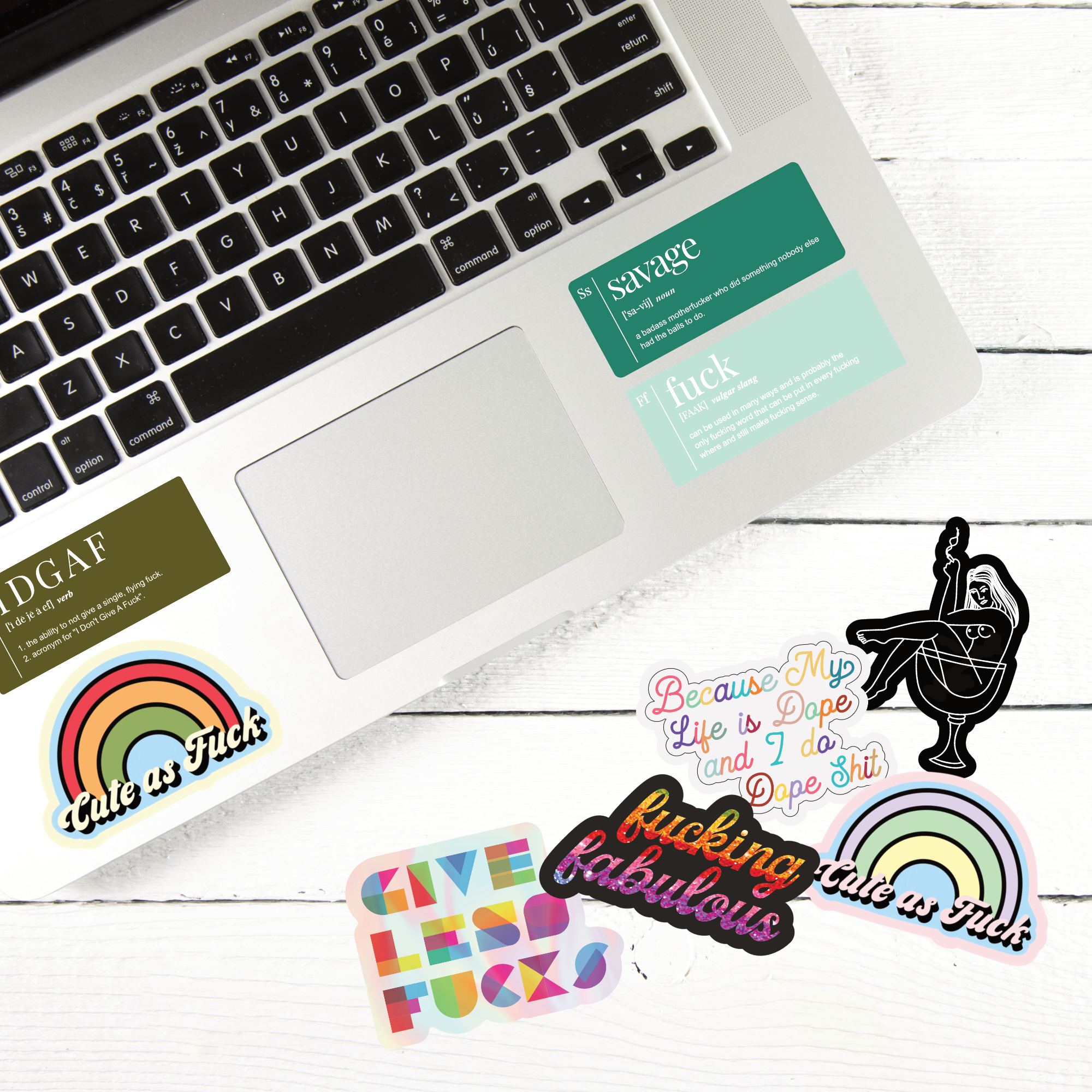 Because My Life is Dope and I Do Dope Shit Vinyl Sticker