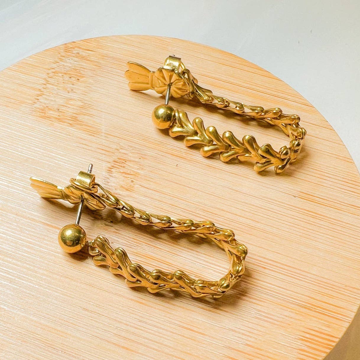 Roman Chain Link Earring