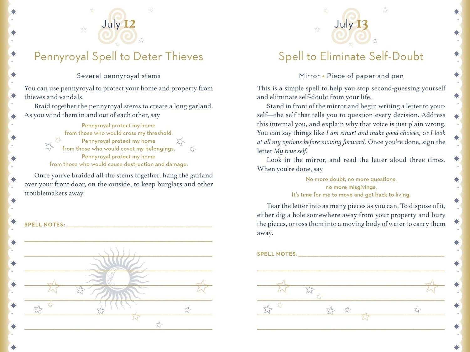 The Daily Spell Journal: A Diary of Enchantments