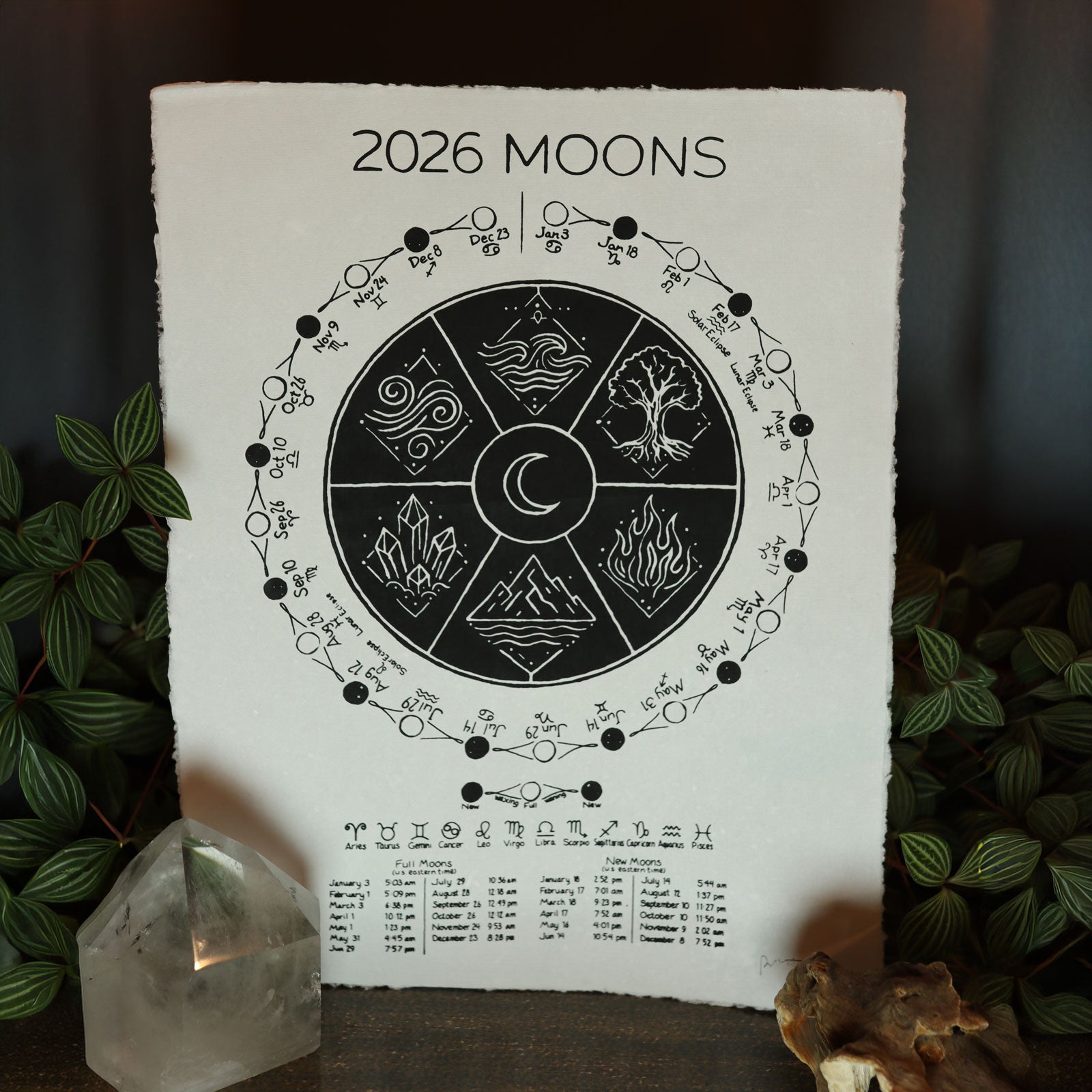 2026 Moon Phase Calendar