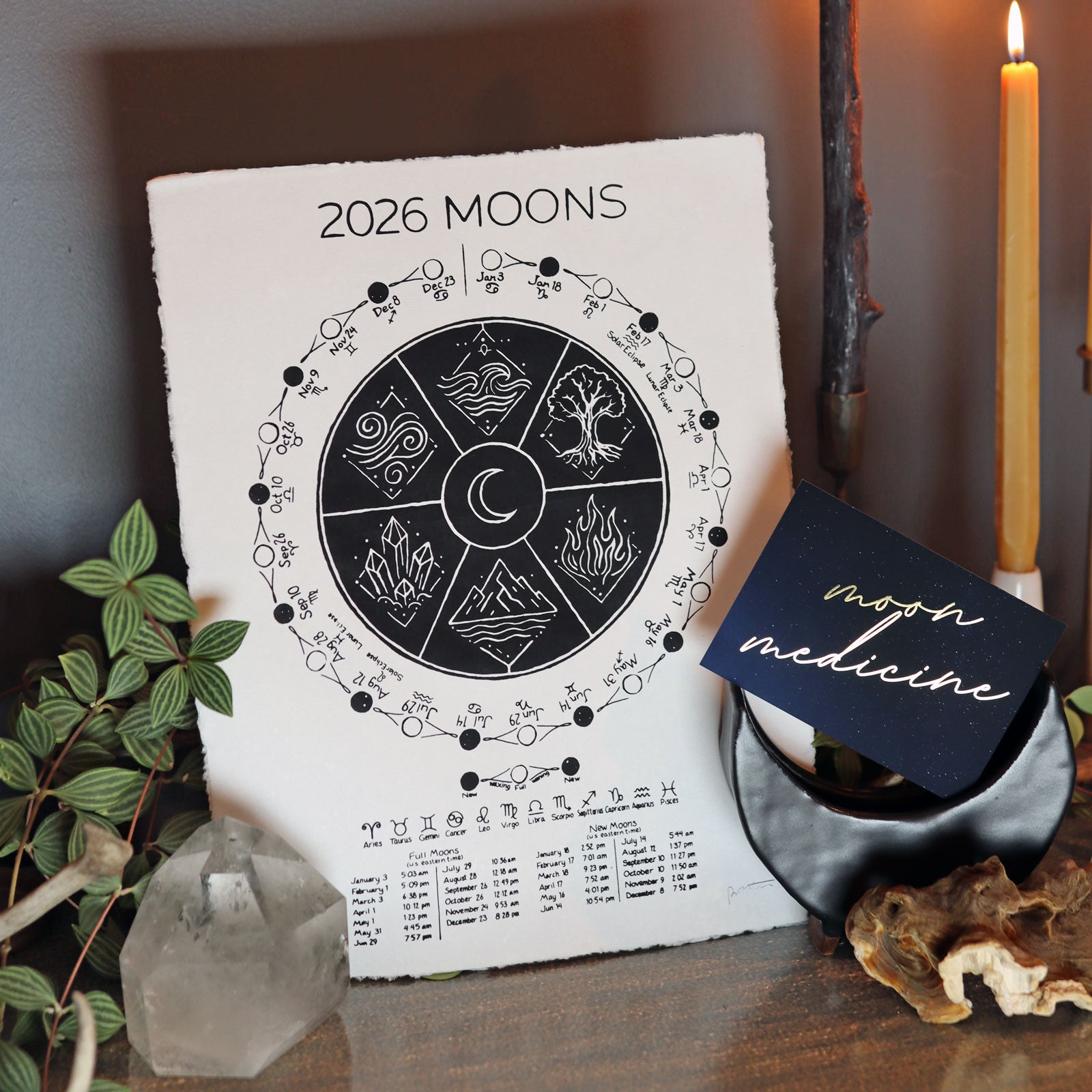 2026 Moon Phase Calendar