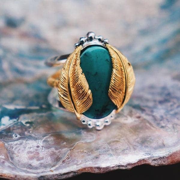 Kinship Ring - Turquoise Oval