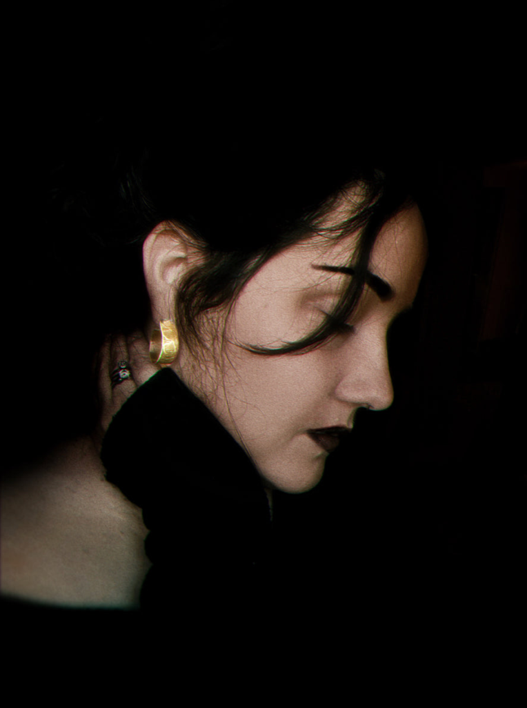 MOONDAZED huggie hoop earrings