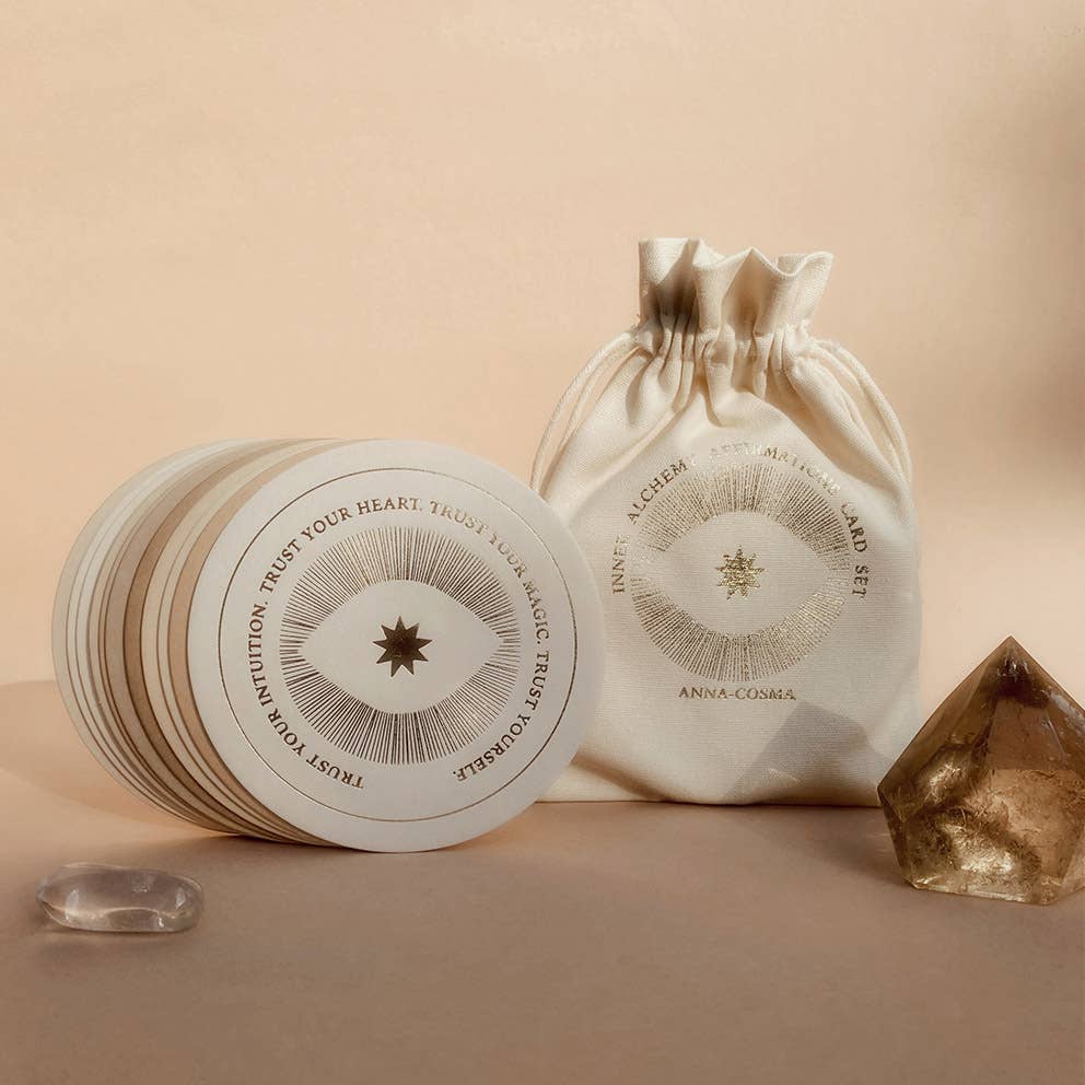 INNER ALCHEMY AFFIRMATIONS - CARD SET - DECK - GOLD EDITION