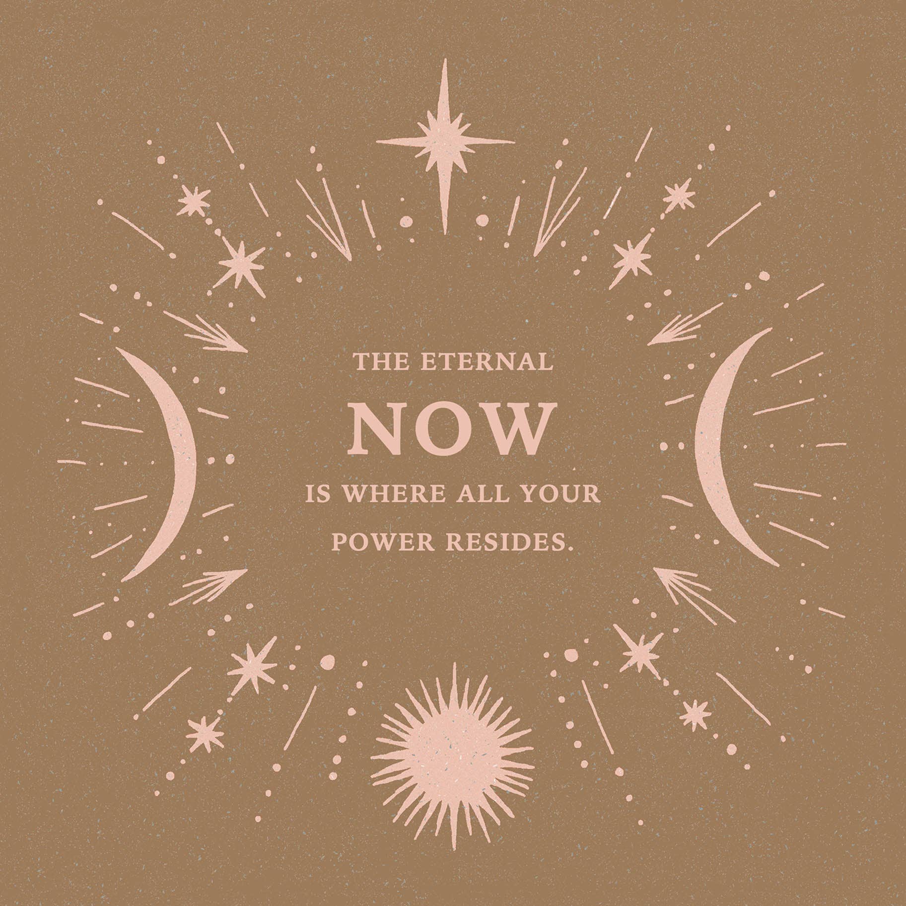 THE ETERNAL NOW - POSTCARD -