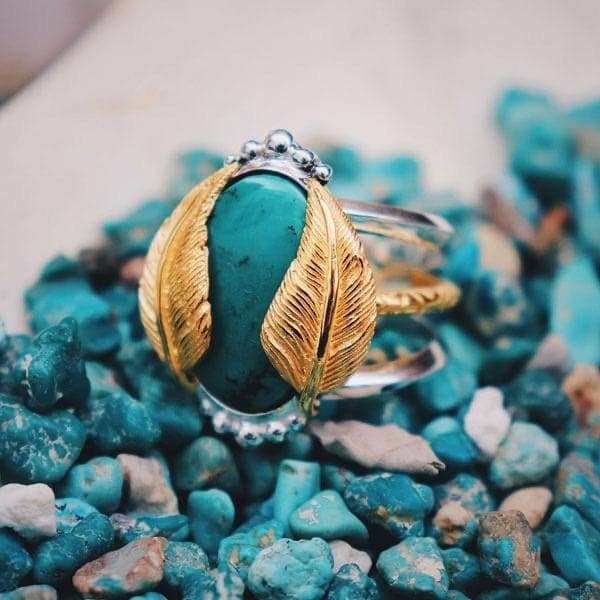 Kinship Ring - Turquoise Oval