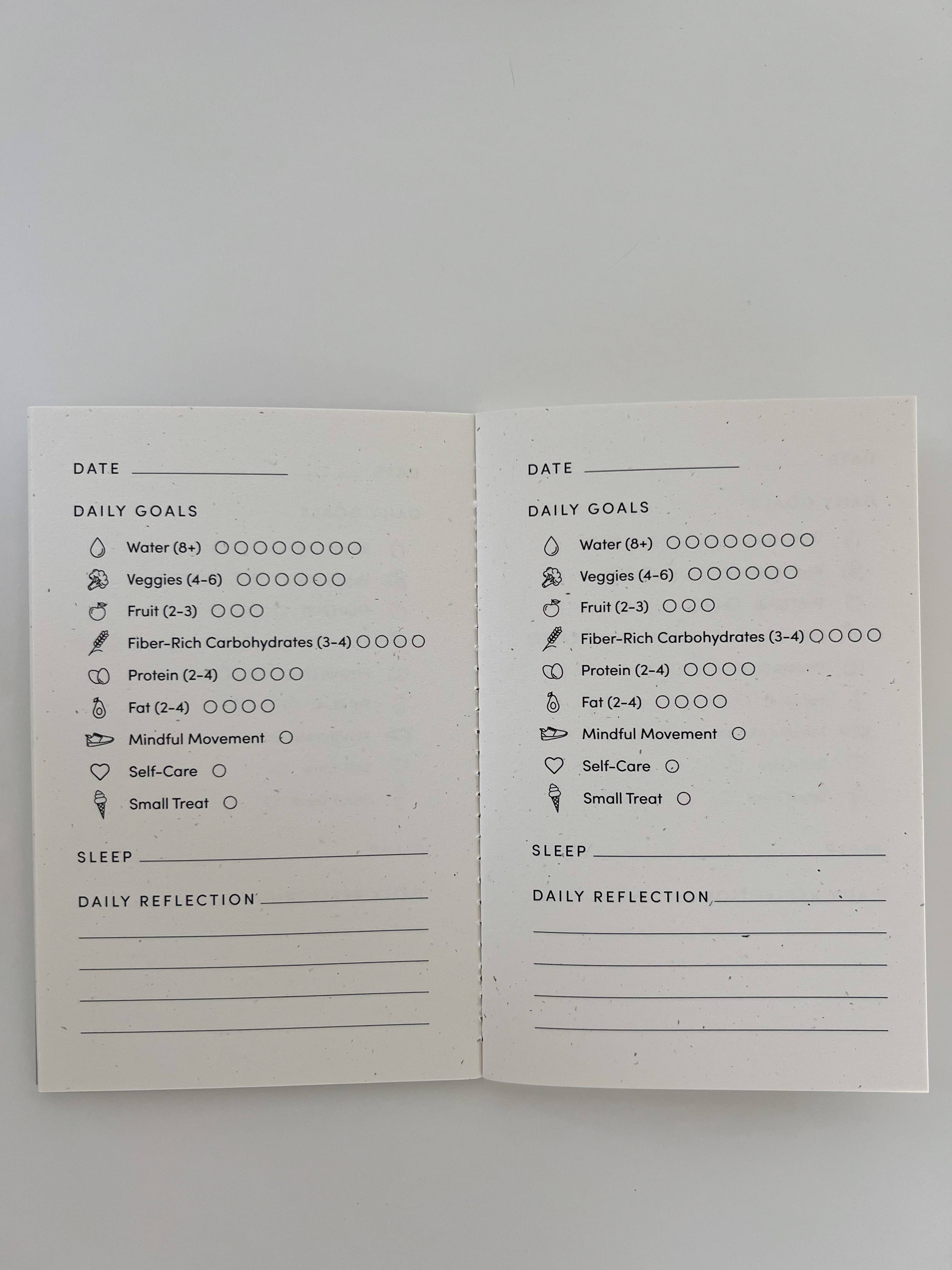 Daily Food Journal Pocket Guide (Set of 3)