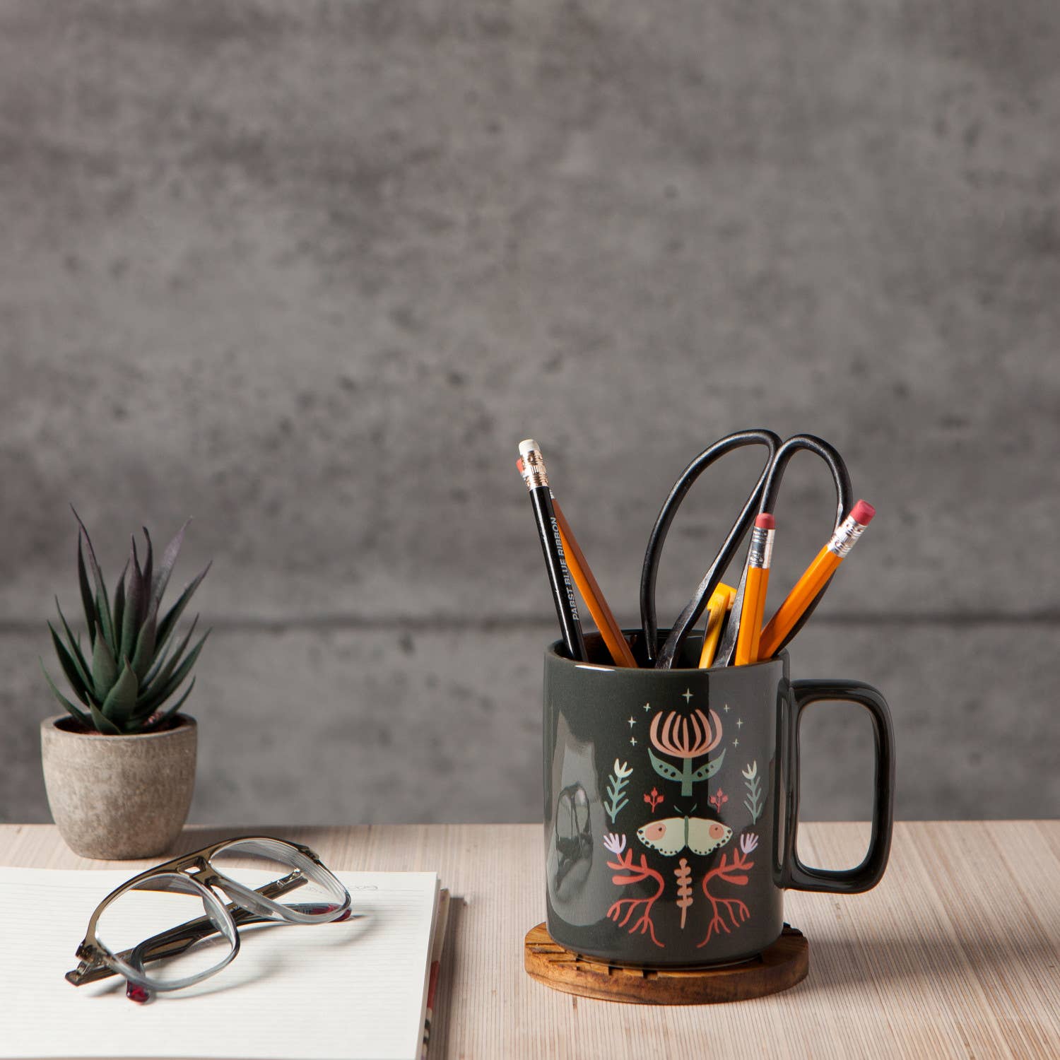 Far And Away Ceramic Studio Mug 14 oz Capacity