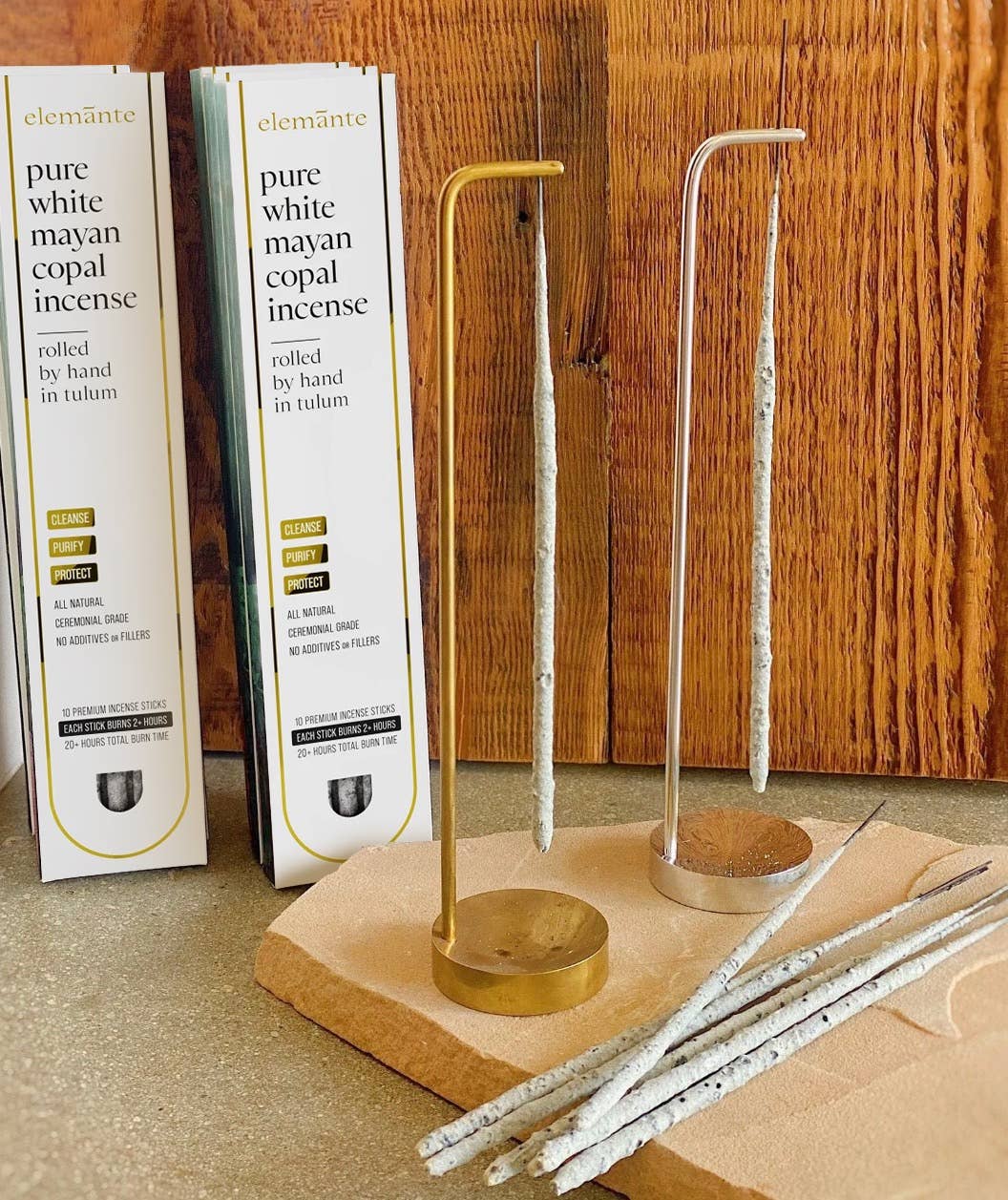 White Copal Incense Sticks (Rolled in Tulum) 20h+ burn time
