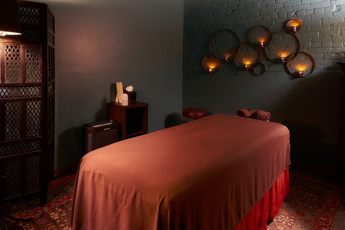 The Dragontree Portland massage treatment room