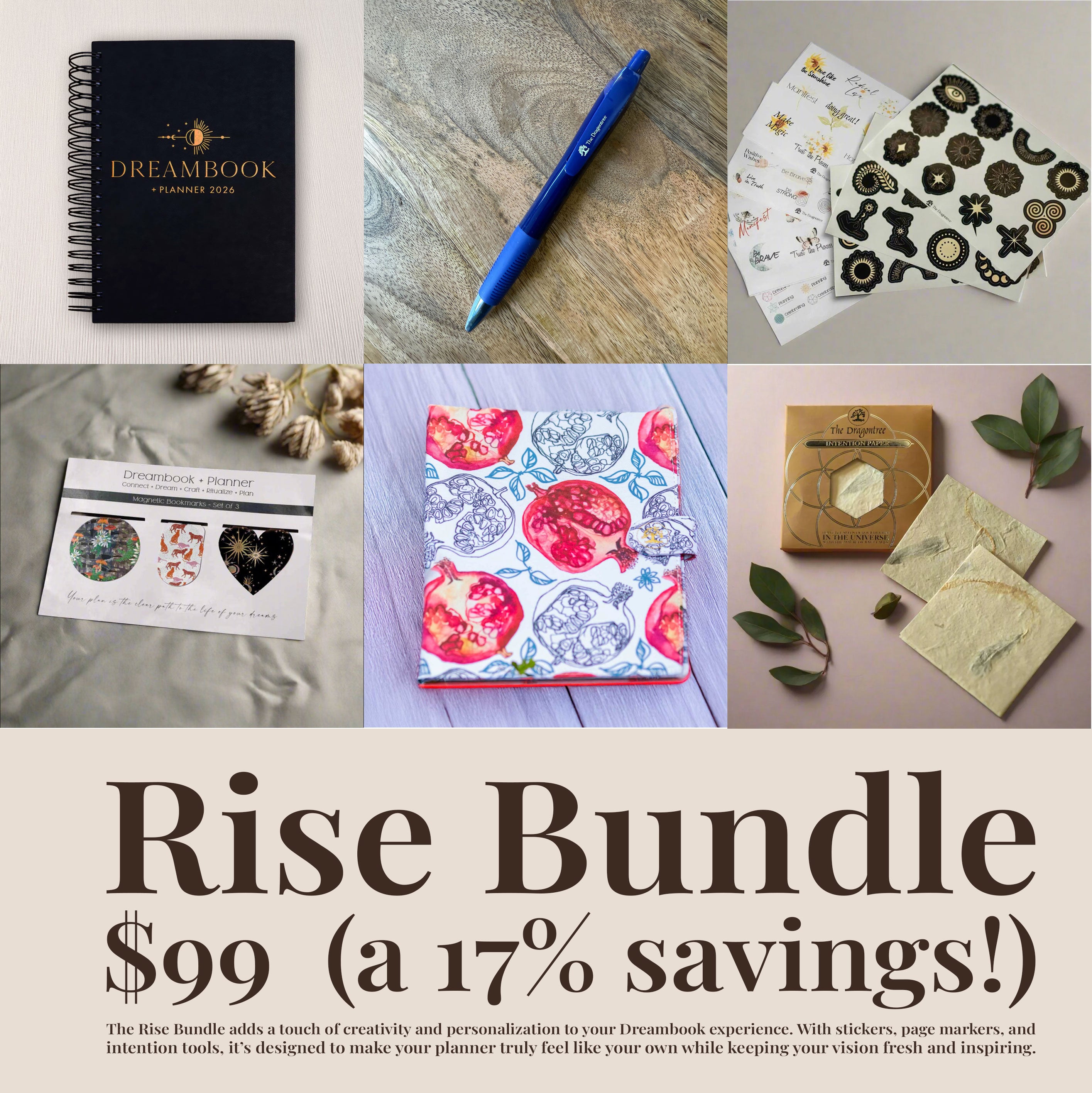 2026 Dreambook + Planner Bundles