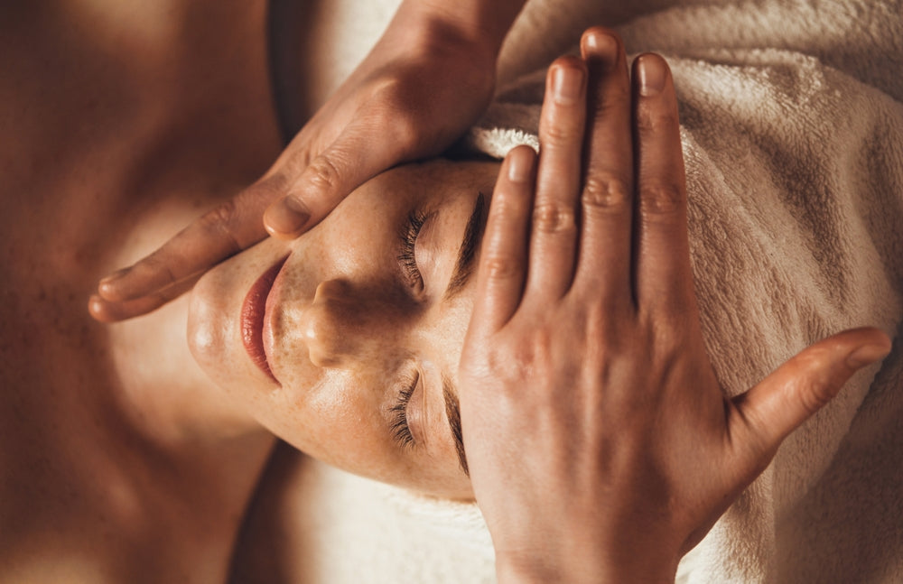 A guest receiving a facial at The Dragontree