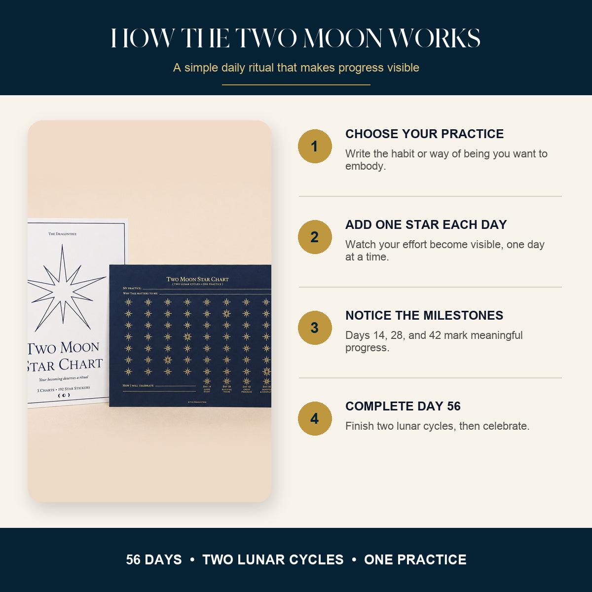 The Two Moon Star Chart