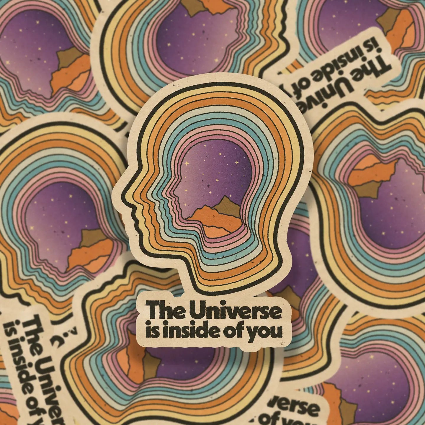 The Universe Is Inside Of You Vinyl Sticker